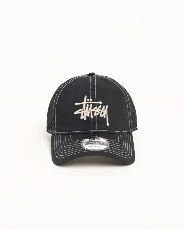 Stussy 9Twenty Basic Trucker cappello nero cotone taglia unica