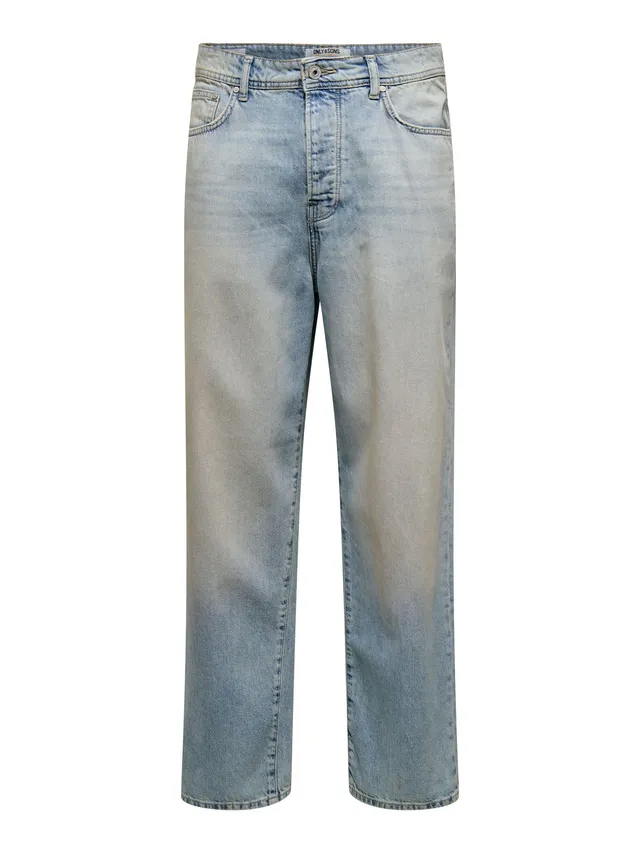 Only & Sons OnsFade Vita Media Loose Fit Jeans Uomo 30W/34L