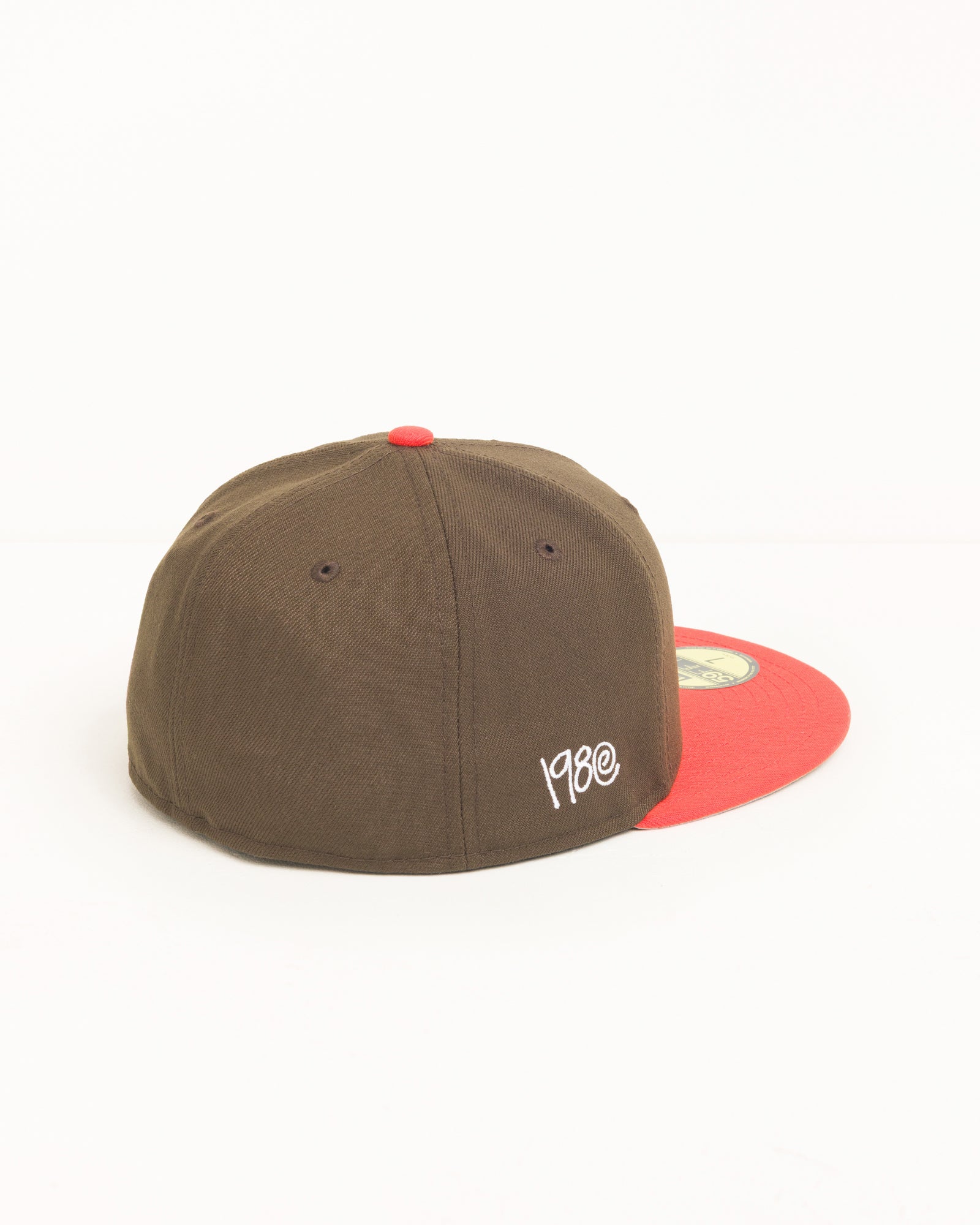 Stussy Headwear 59Fifty Swirly S Cap cappello brown orange
