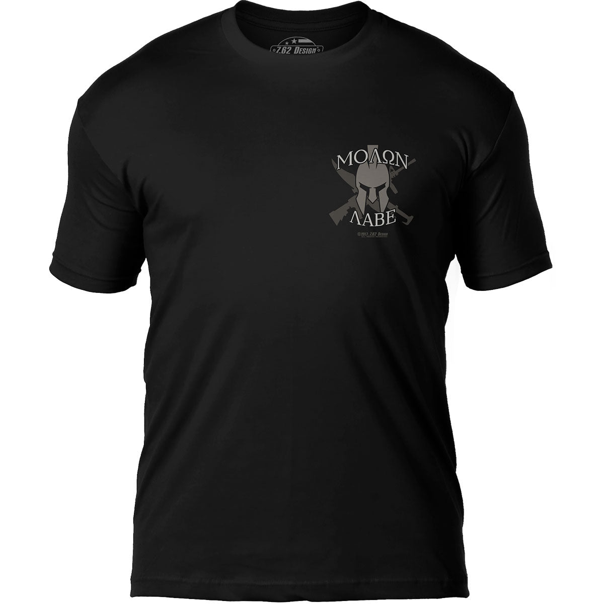 7.62 Design Molon Labe maglietta uomo nera premium