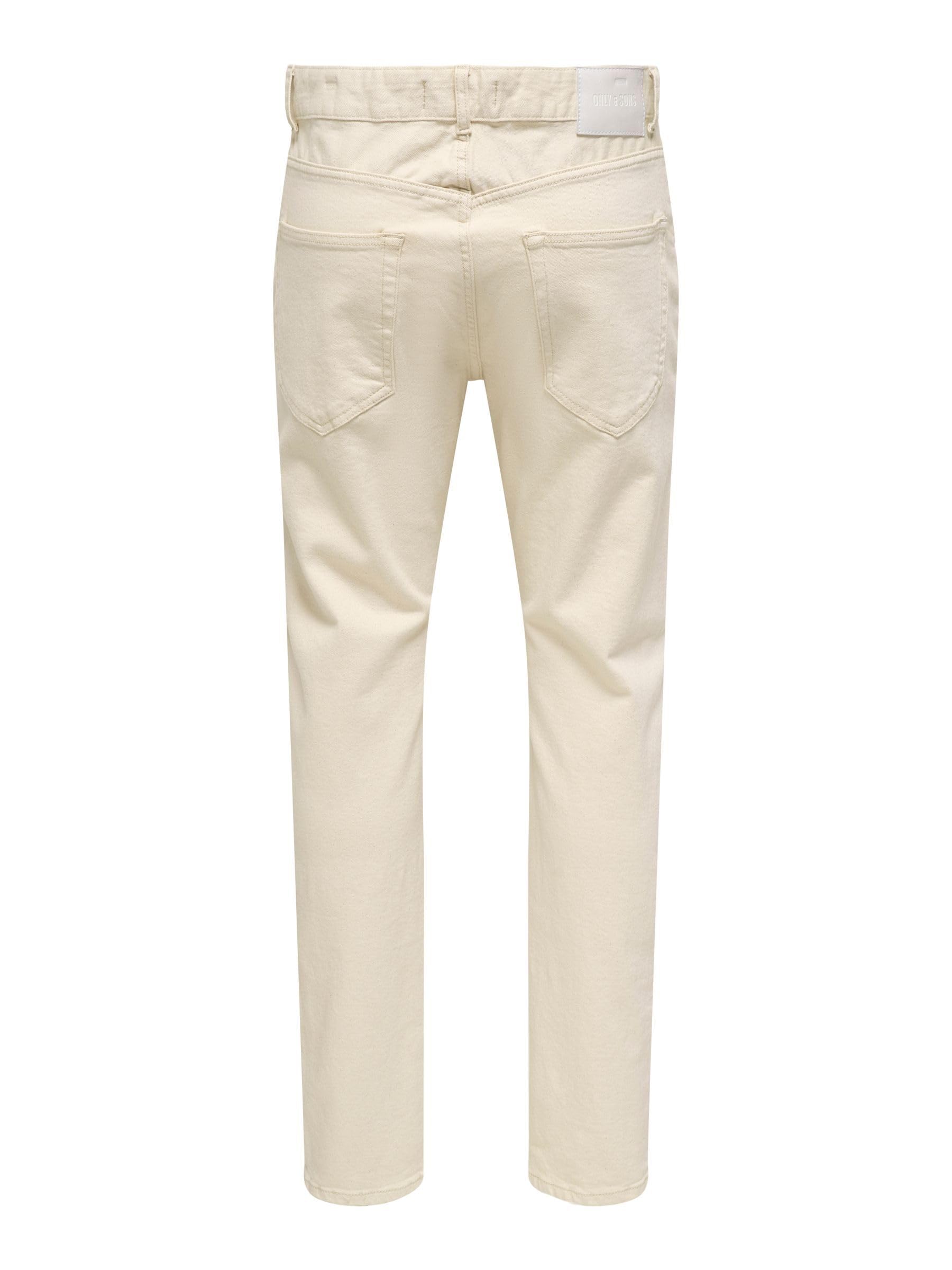 Only & Sons Onsyoke Tapered Ecru 7315 Jeans 30W/30L chiari