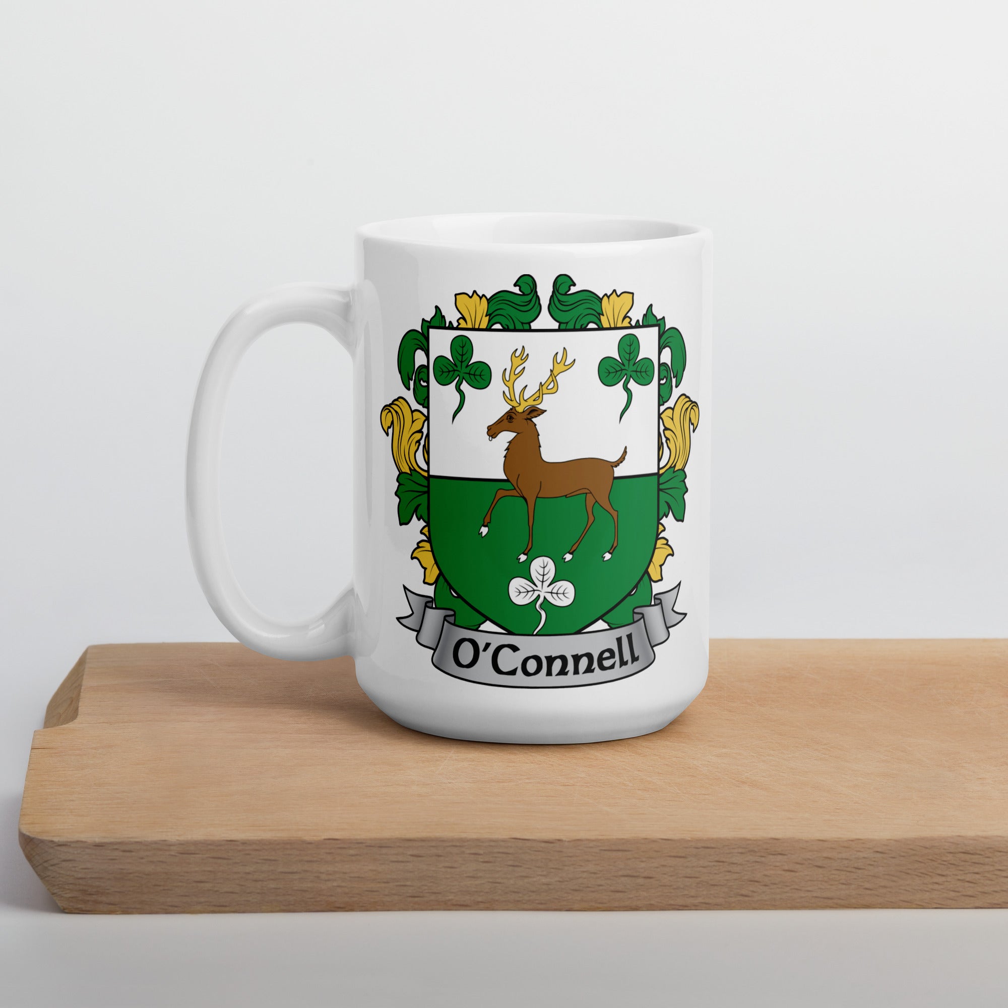 7.62 Design O'Connell Tazza Ceramica 15oz Stemma Irlandese