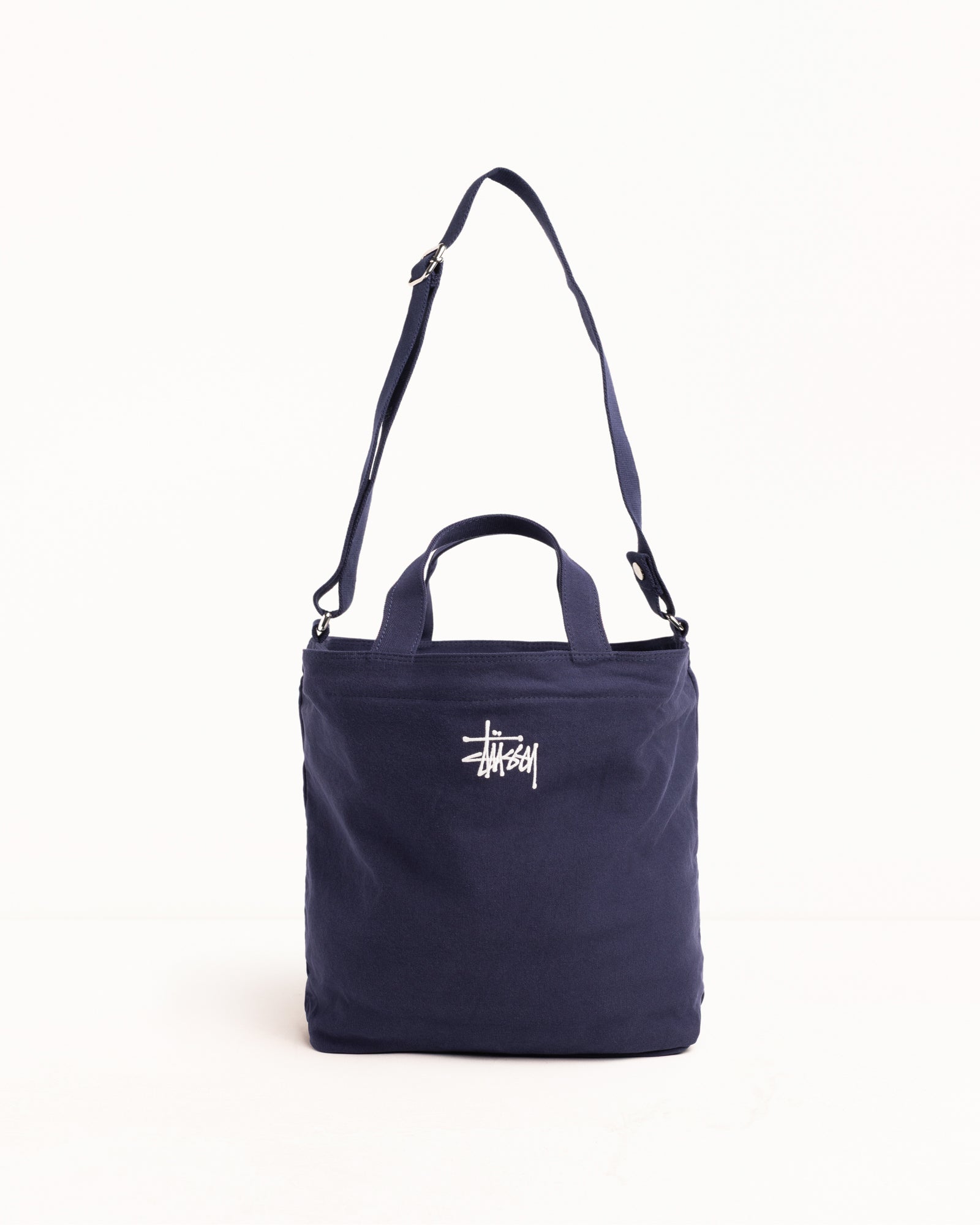 Stussy Canvas Crossbody Bag borsa Navy tela