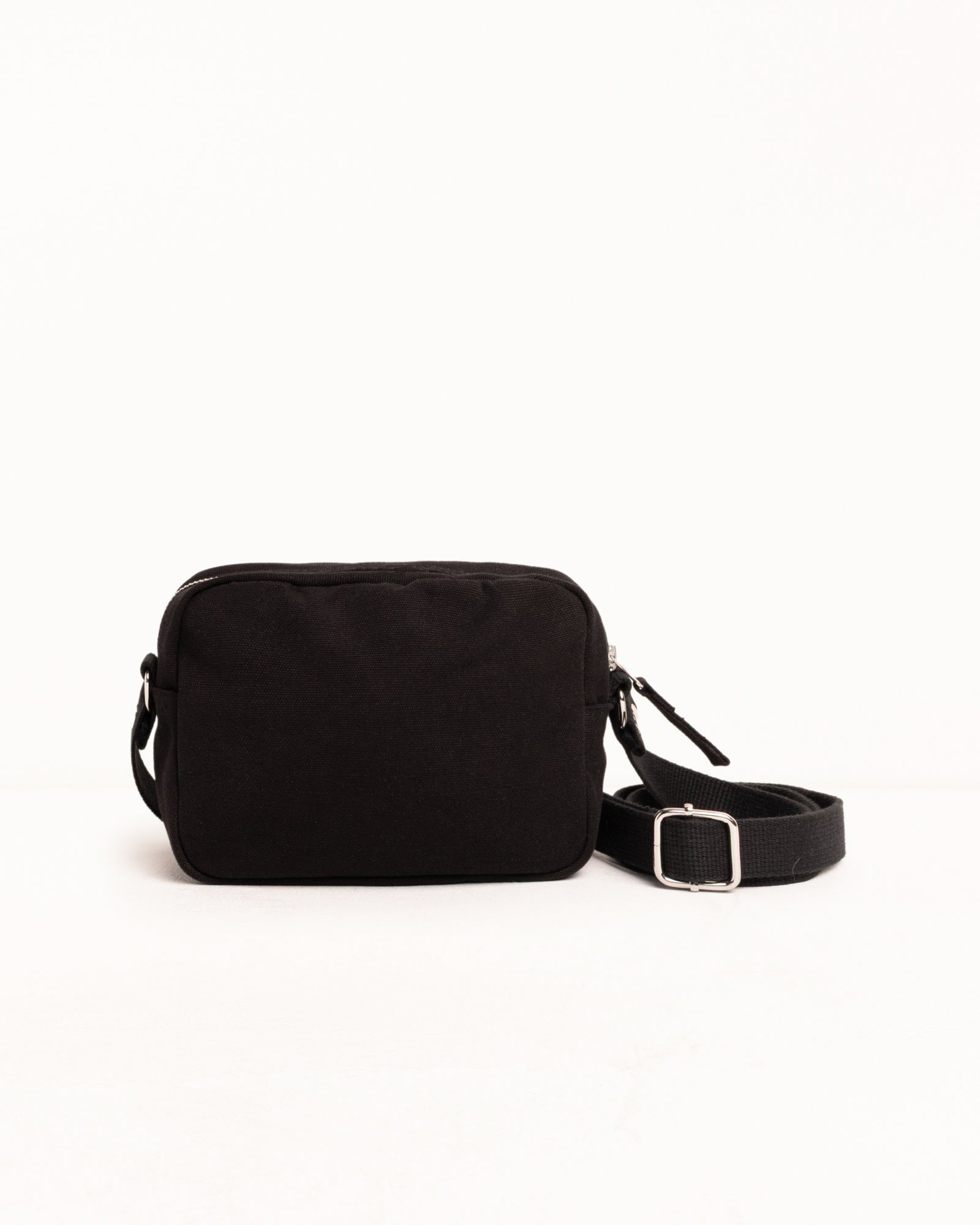 Stussy Canvas Pouch pochette nera cotone 19 cm