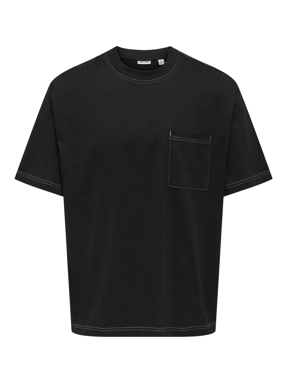 Only & Sons Larry Life T-Shirt Uomo Nero Cotone