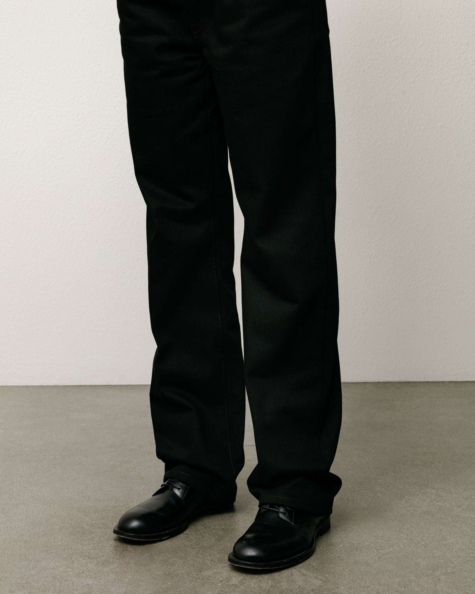 Stussy Slim Jean denim jeans cotone raw black