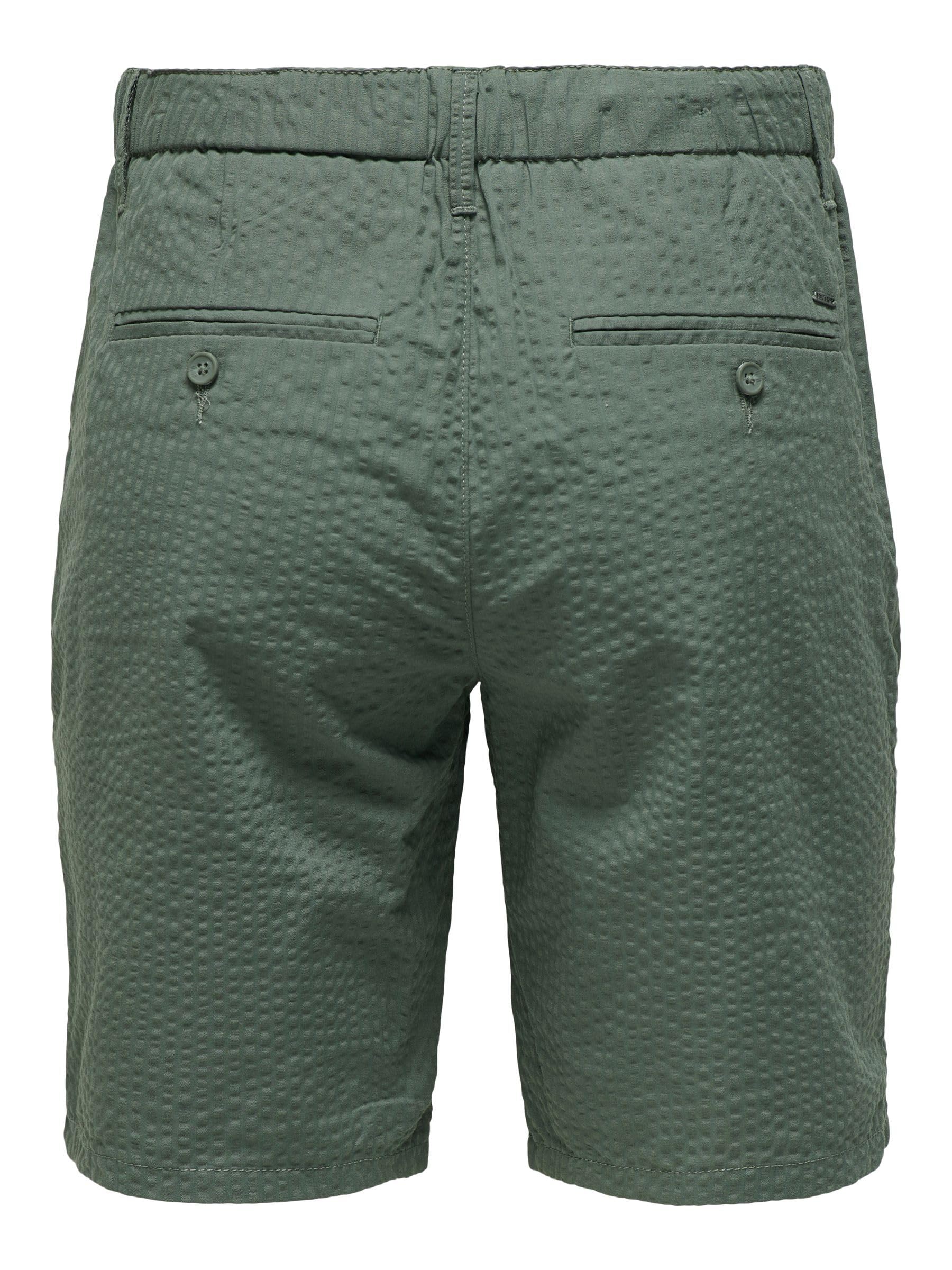ONLY & SONS Onsleo Regular shorts uomo Jet Black L