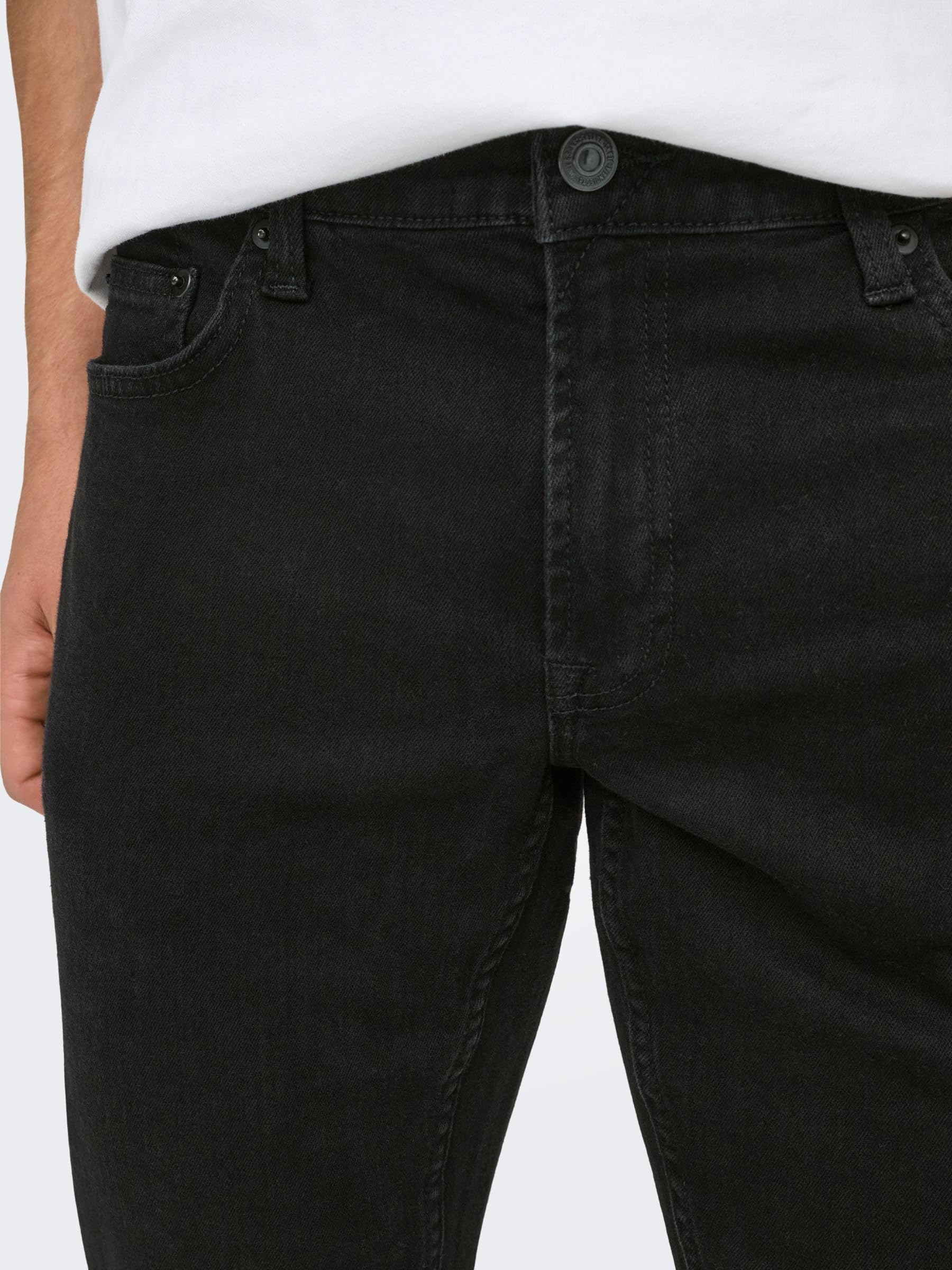 Only & Sons Onsloom Slim Jeans uomo 32W/32L black denim