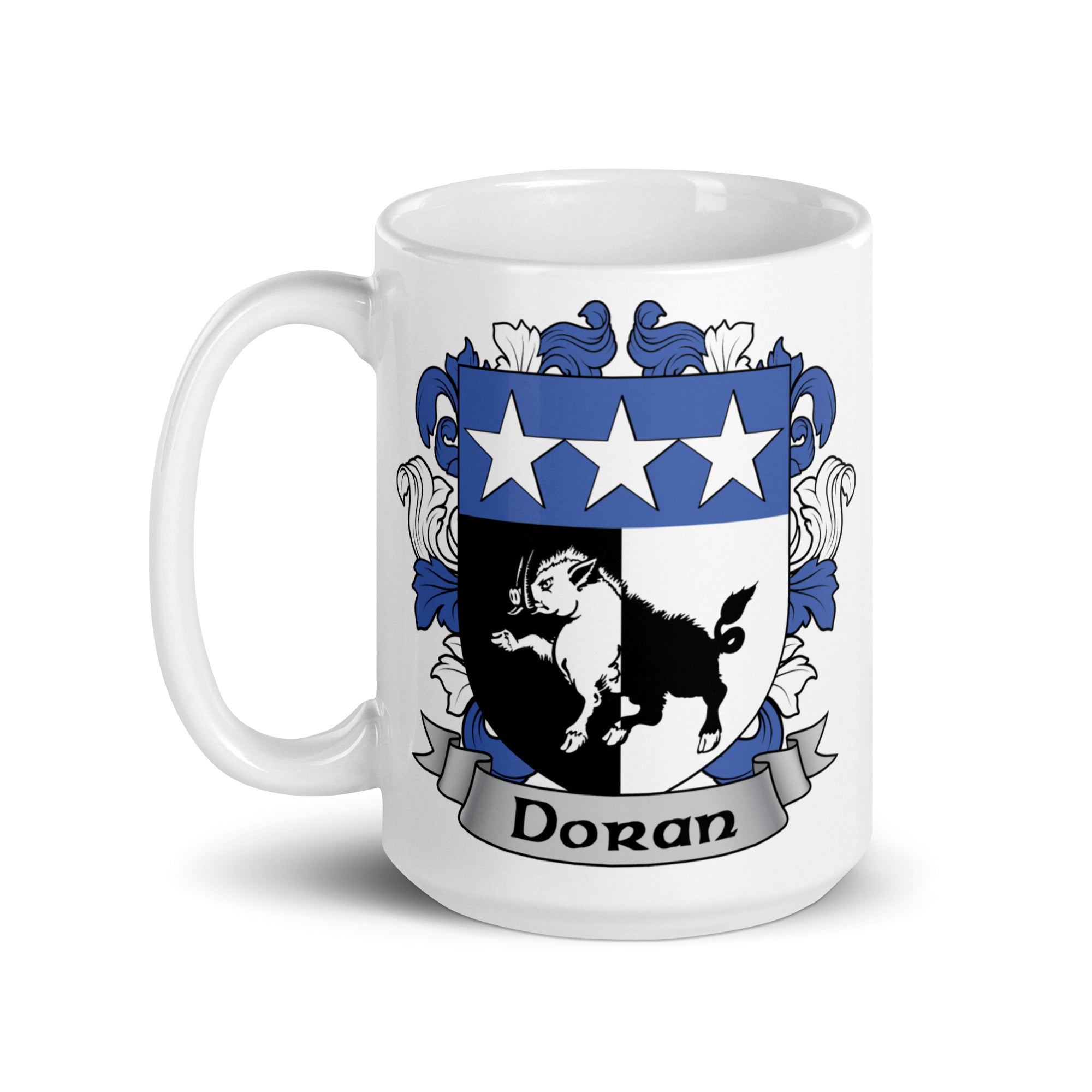 7.62 Design Doran Irish Coat of Arms tazza ceramica 15oz stemma