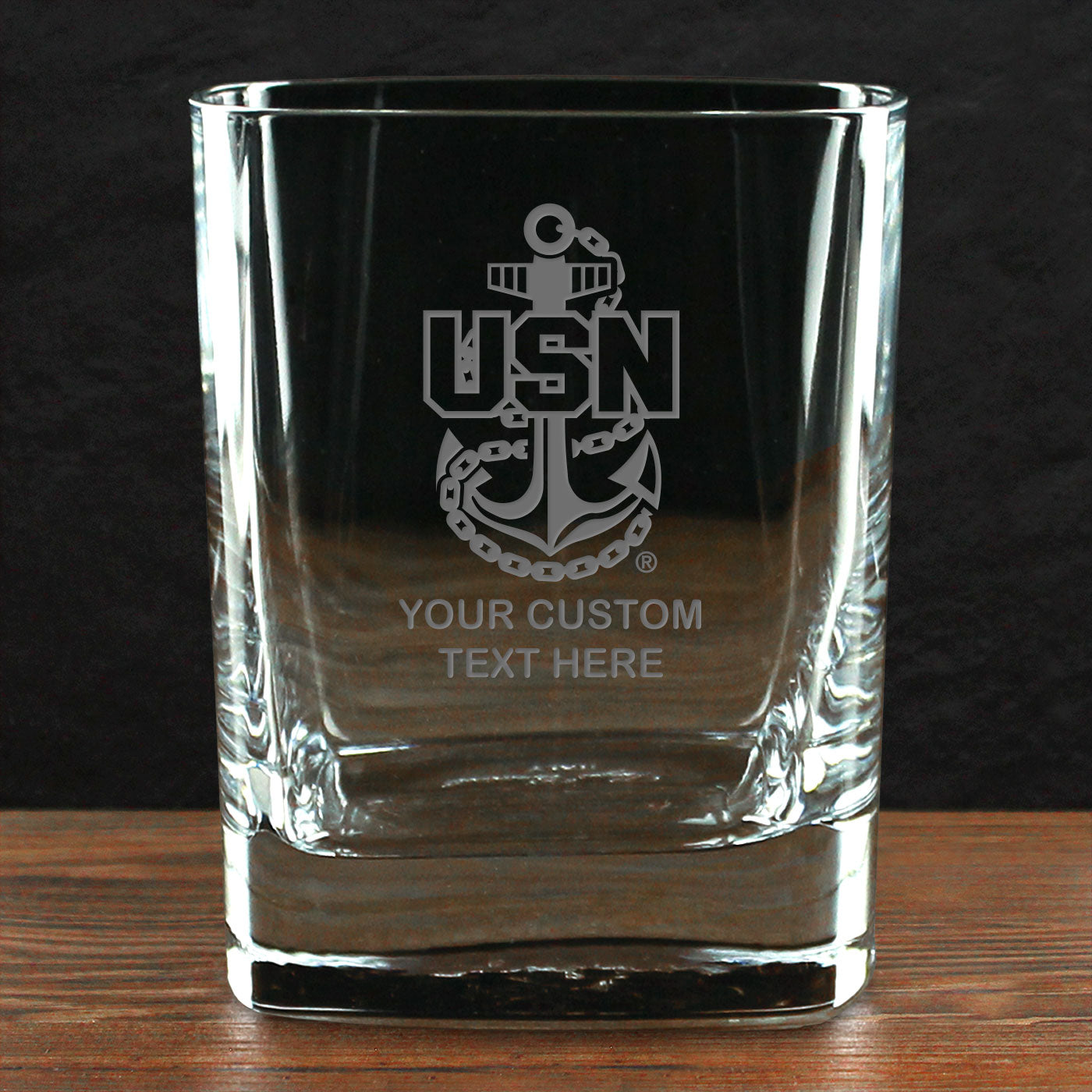 7.62 US Navy bicchiere whiskey 335ml Eagle personalizzato