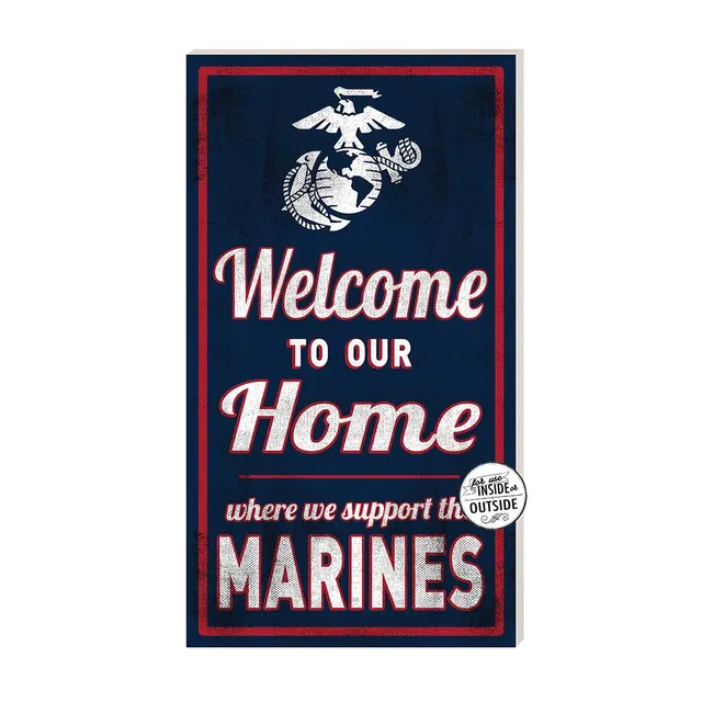 7.62 Design Home Products insegna PVC 28x51 cm USMC Welcome