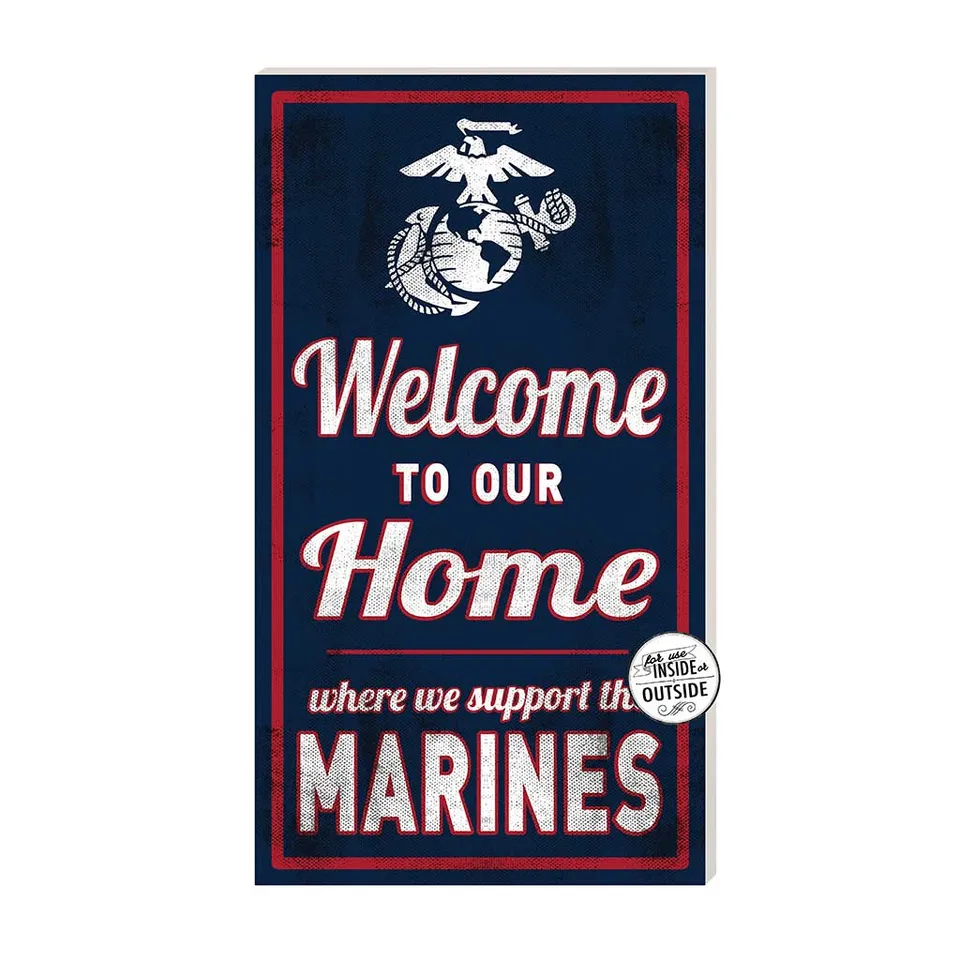 7.62 Design Home Products insegna PVC 28x51 cm USMC Welcome