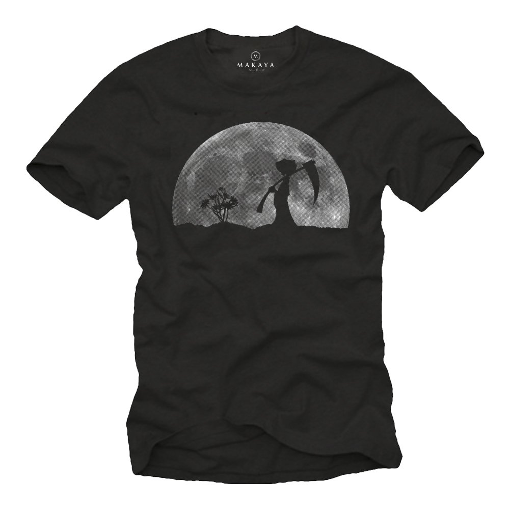 Makaya La Morte nel Giardino T-Shirt Uomo L Nera