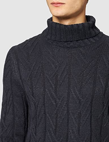 ONLY & SONS Rigge Maglione Dolcevita a Trecce Uomo