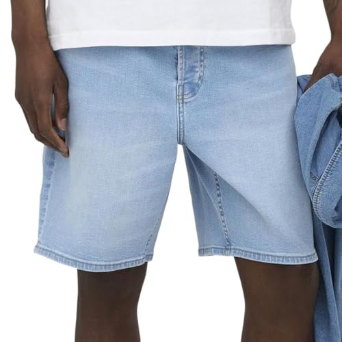 Only & Sons Onsfade Shorts Uomo Denim Azzurro XXL Loose Fit