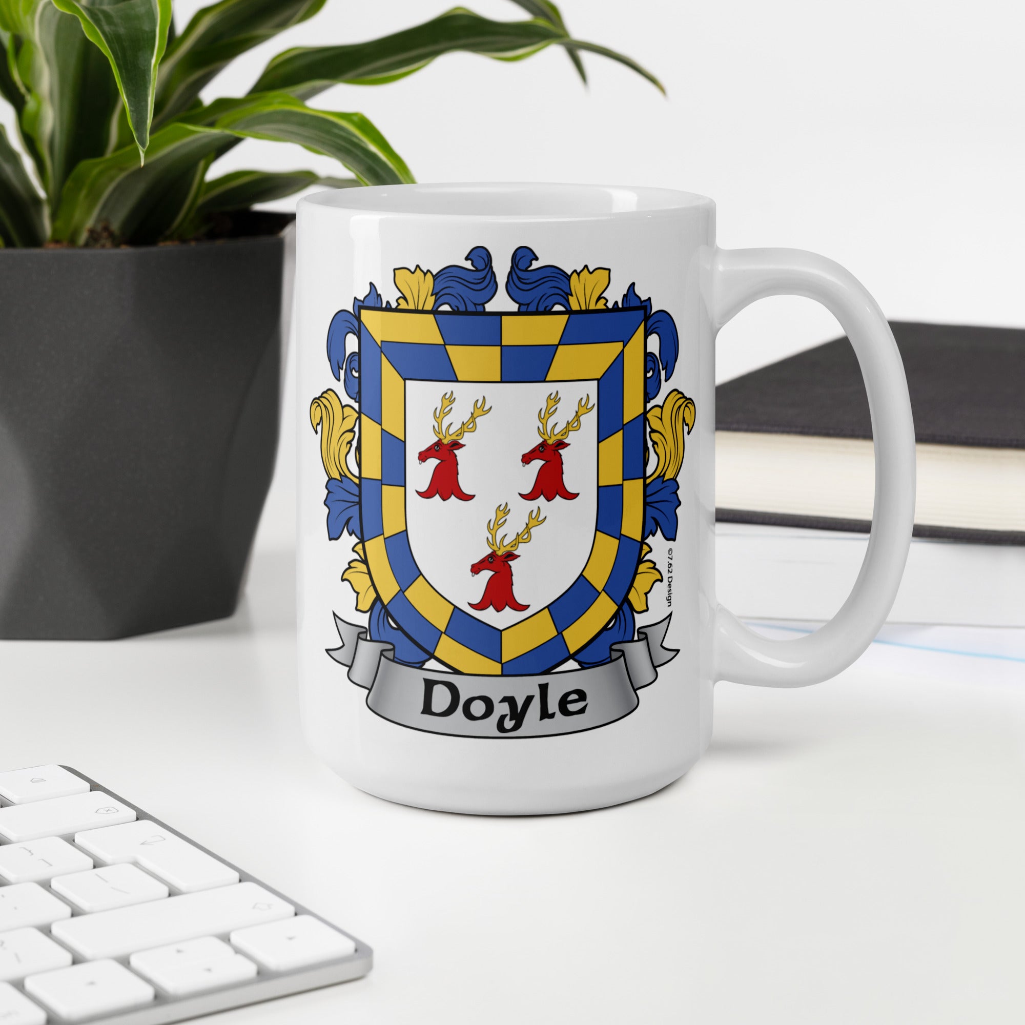 7.62 Design Doyle tazza mug ceramica 15oz stemma