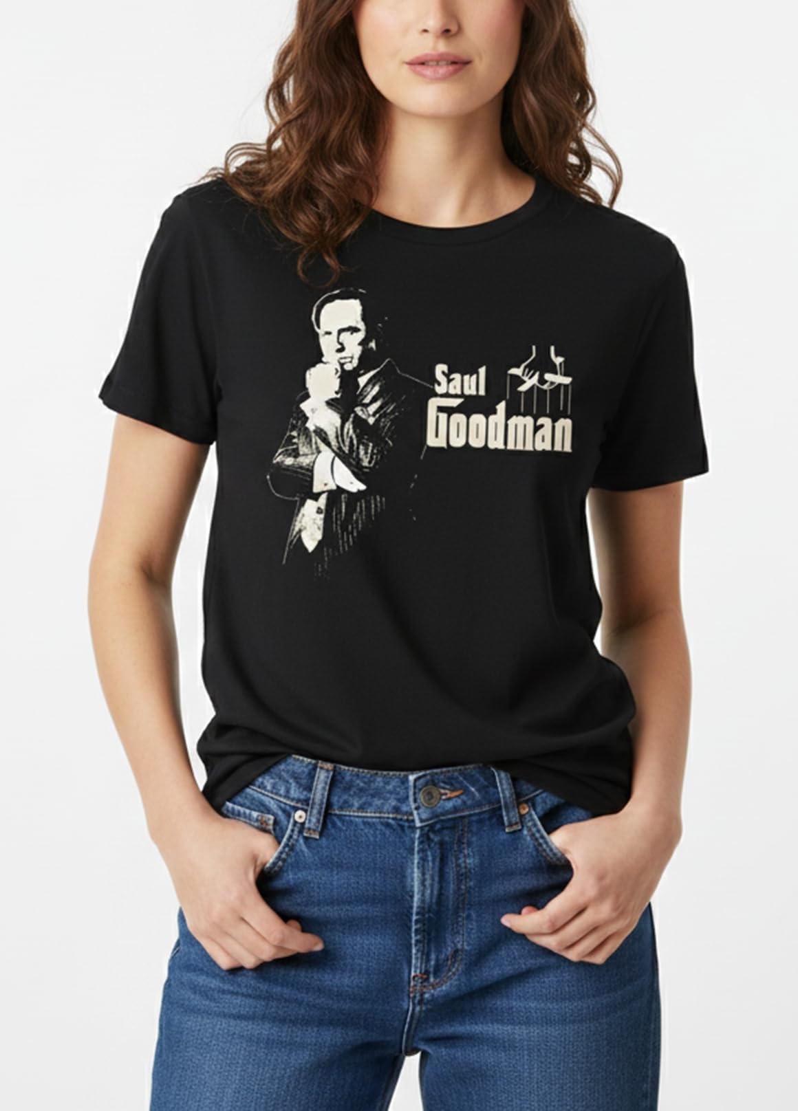 MAKAYA Saul Goodman T-Shirt Donna Taglia L Cotone
