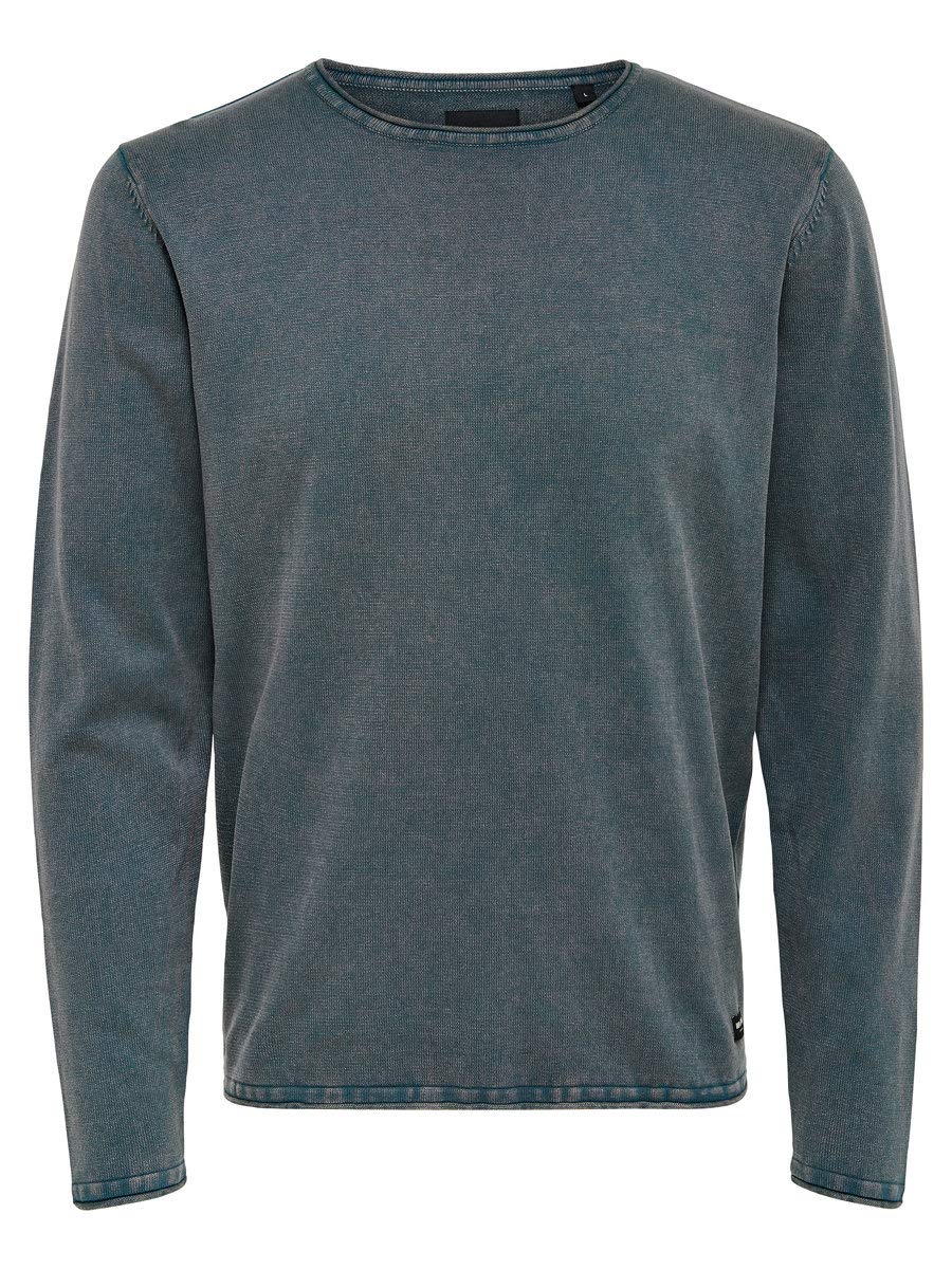 ONLY & SONS Maglieria Pullover Uomo Blu XS Leggero
