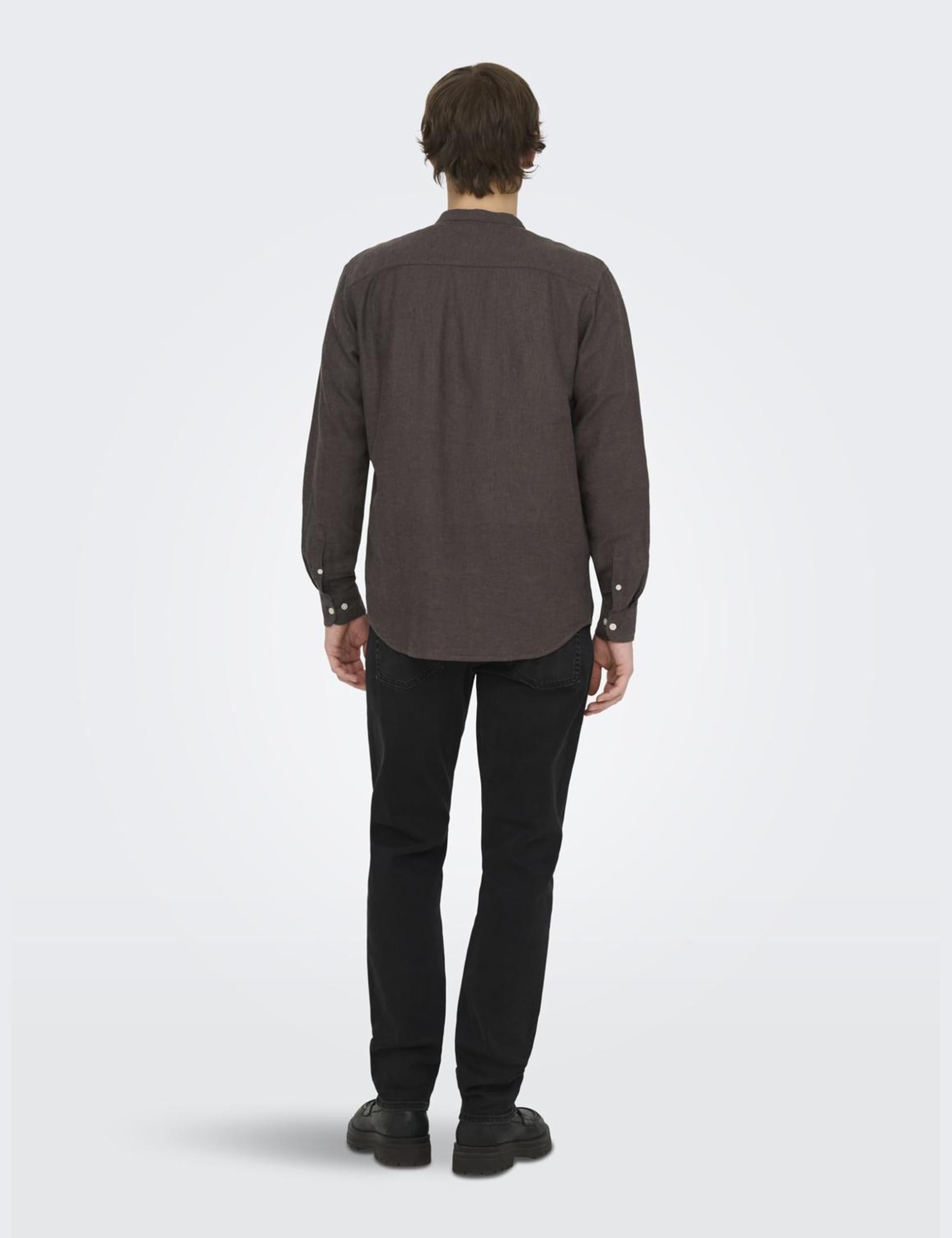ONLY & SONS Onscaiden Life LS Camicia Lino Uomo Mao