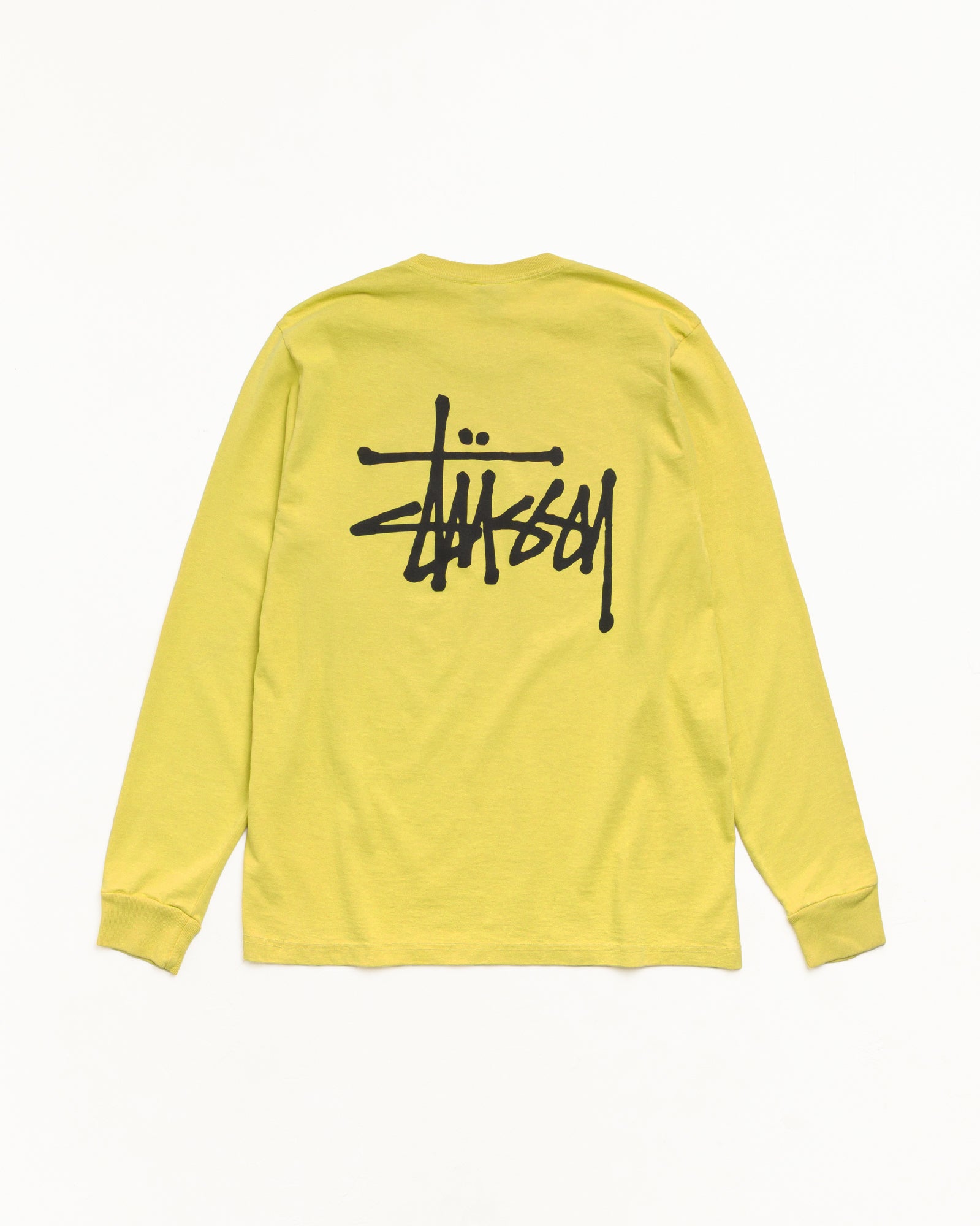 Stussy Basic maglietta manica lunga palm cotone 6,5 oz