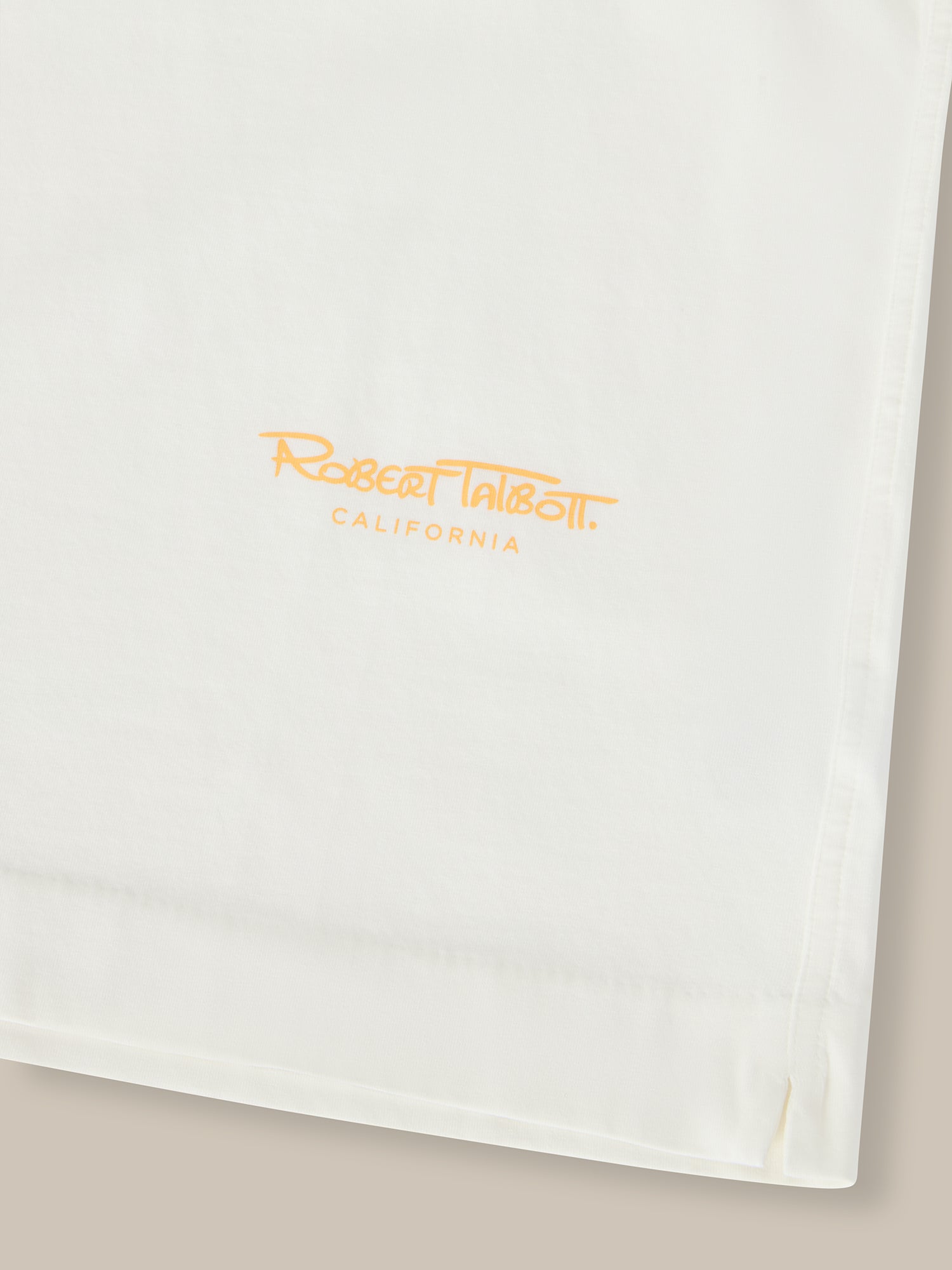 Robert Talbott Graphic Dean Tee T-Shirt Cotone Bianco