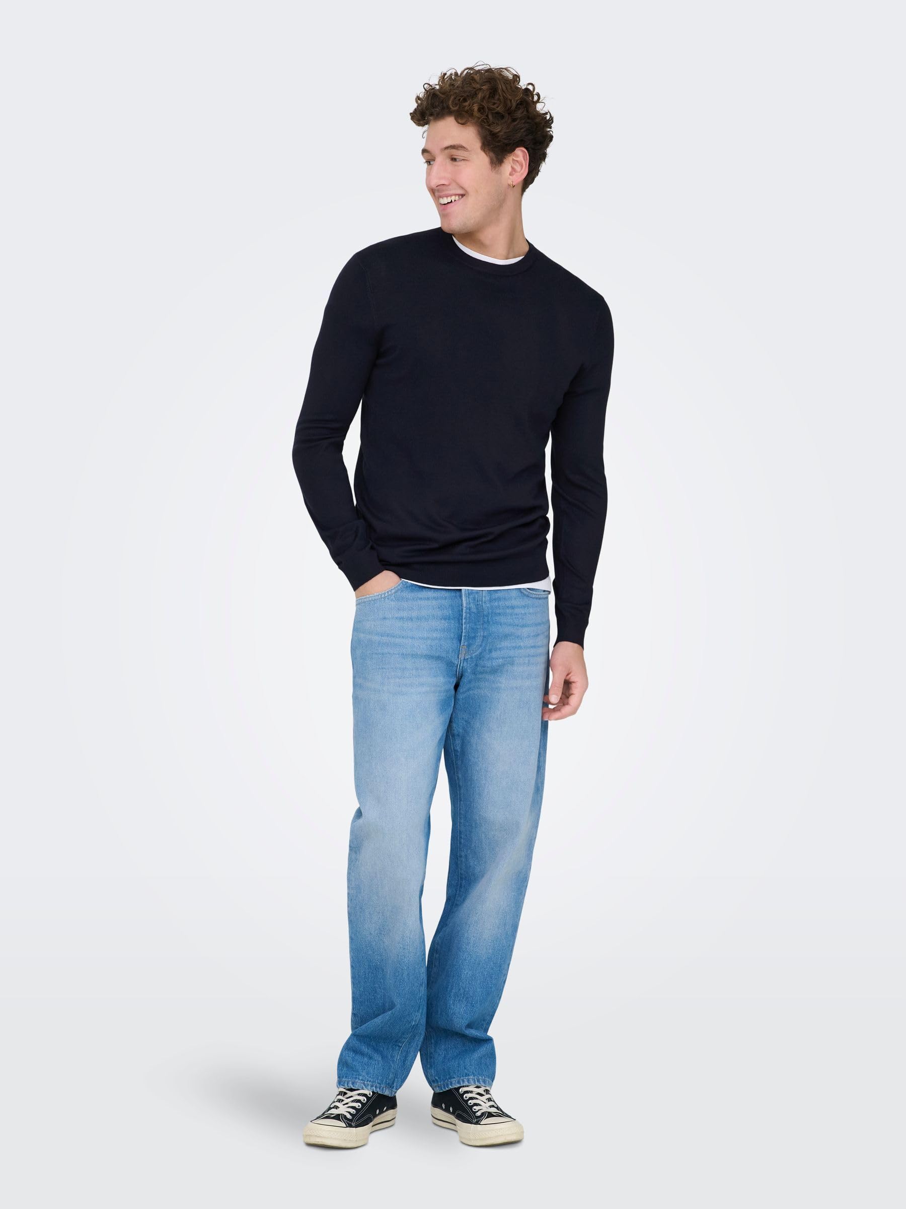 ONLY & SONS Onswyler Pullover Uomo Nero M