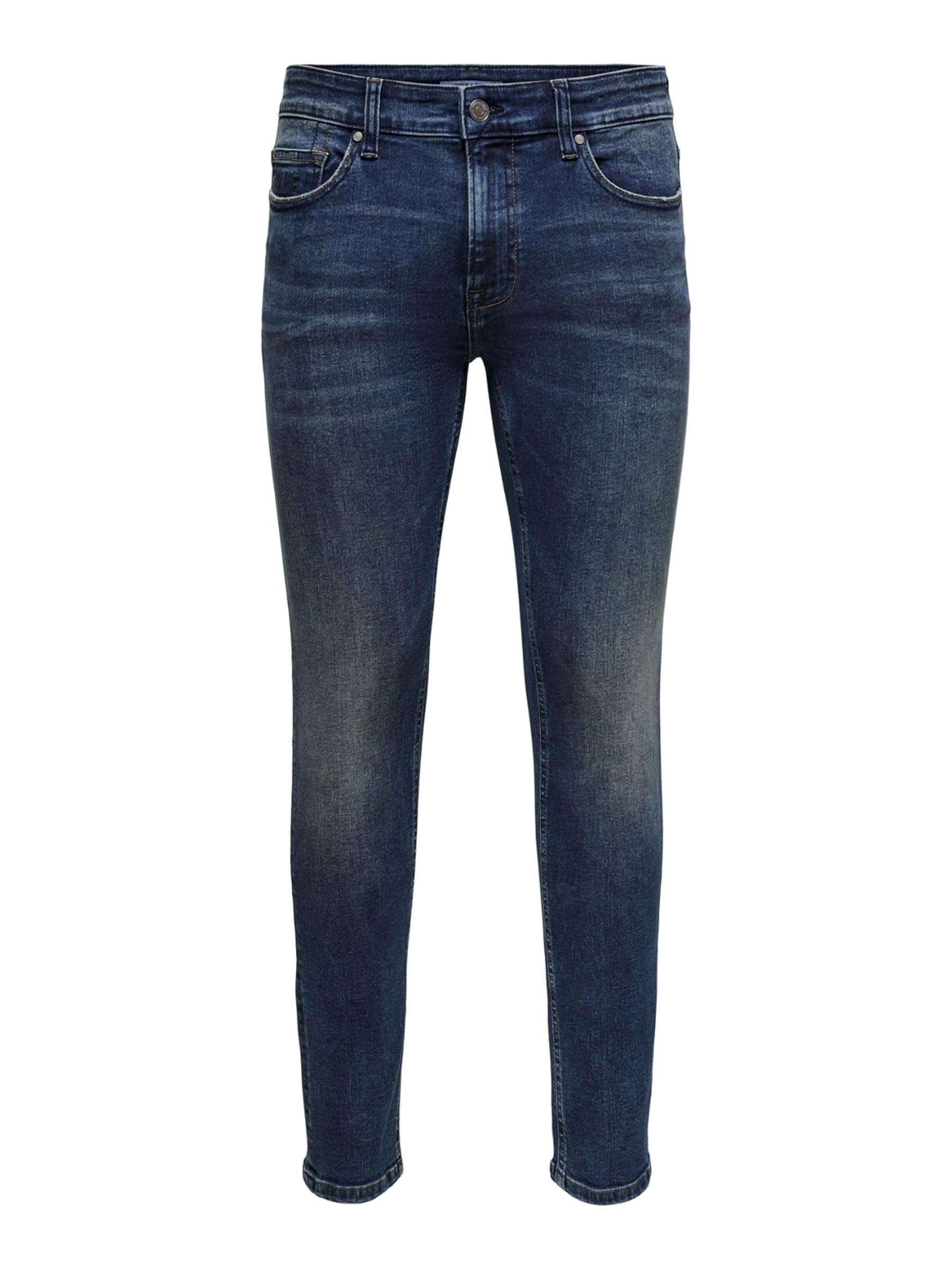 ONLY & SONS Jeans Uomo Slim Taglia 30 Blu Denim