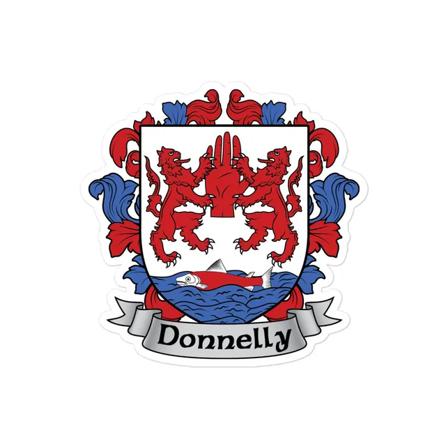 7.62 Design Donnelly adesivo stemma famiglia irlandese 4x4 vinile