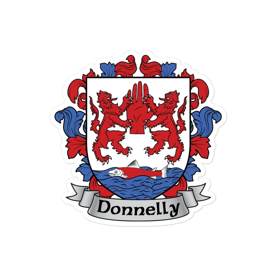 7.62 Design Donnelly adesivo stemma famiglia irlandese 4x4 vinile