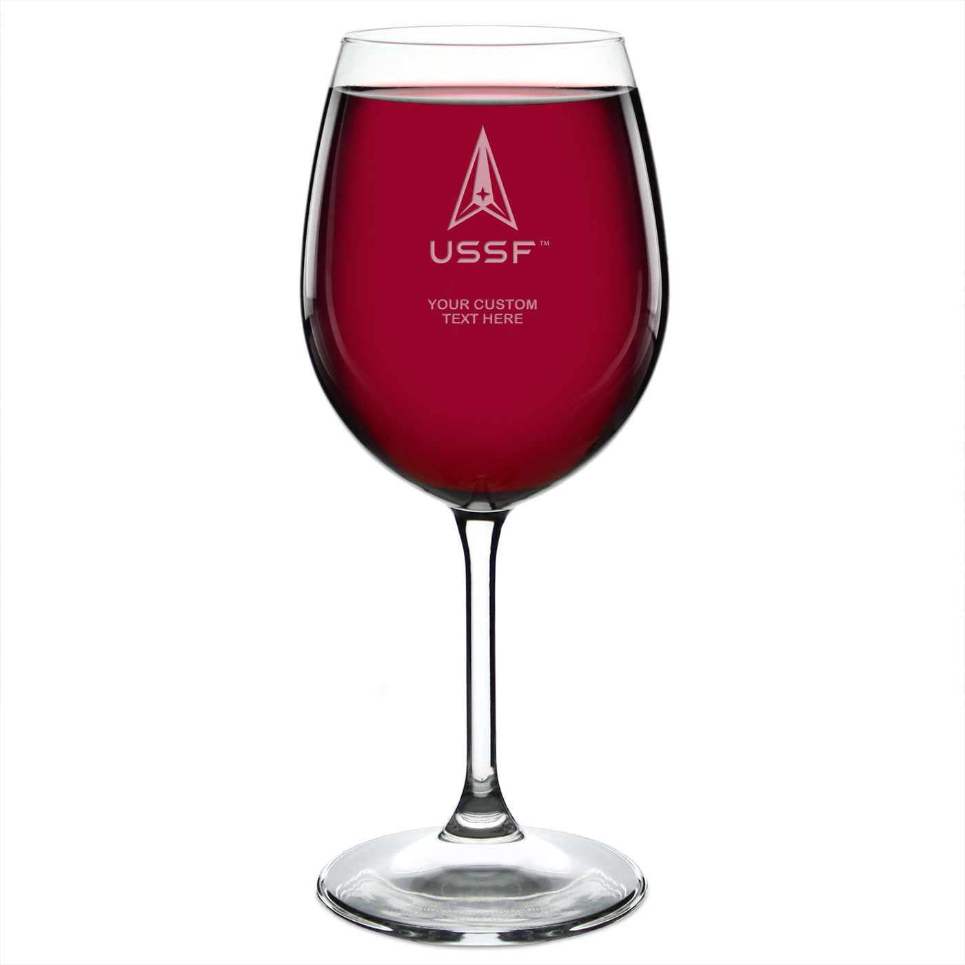 7.62 Design Space Force Calice Vino 16 oz Logo