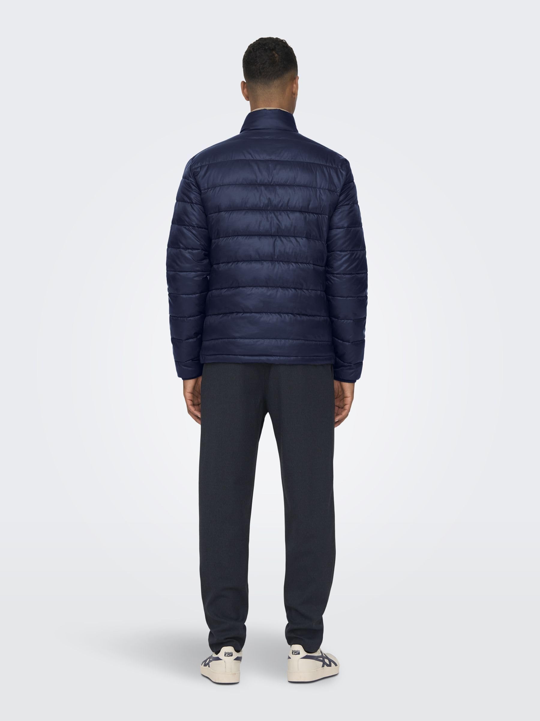 Only & Sons Onscarven Giacca Trapuntata Navy Scuro Leggera