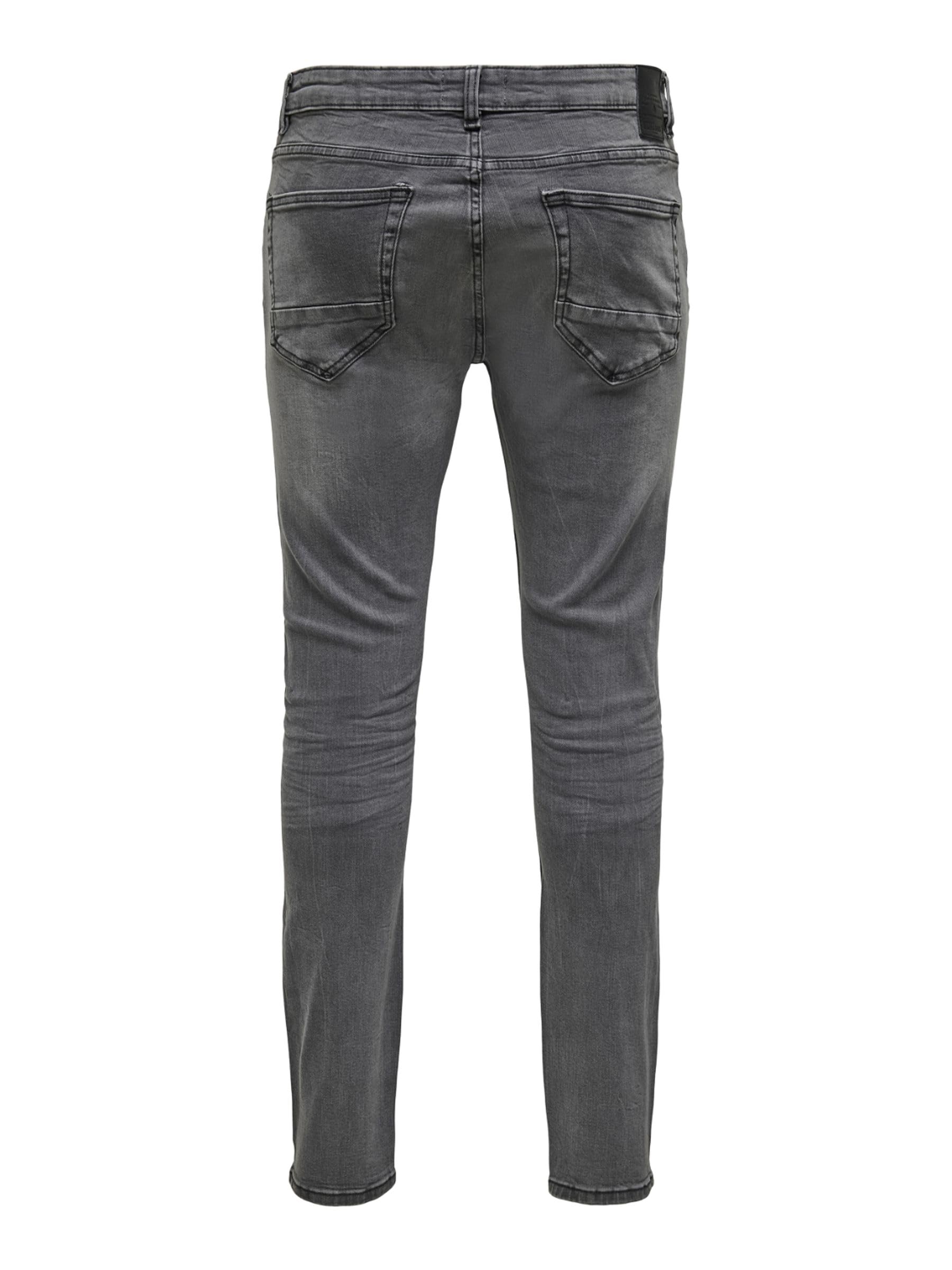Only & Sons Onswarp Grey DCC 2051 Jeans Skinny Uomo 28 Grigio