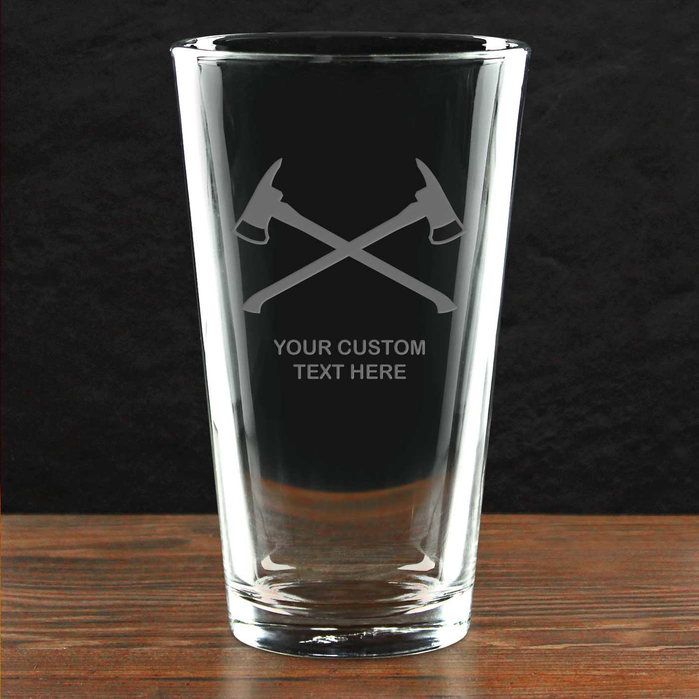 7.62 Design Drinkware bicchiere pompieri 16oz Maltese Cross inciso