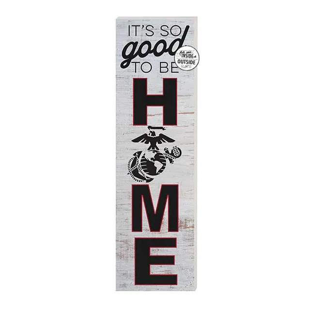 7.62 Design USMC Good To Be Home insegna 10x35 PVC