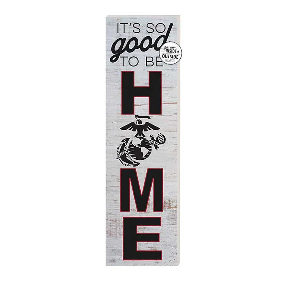7.62 Design USMC Good To Be Home insegna 10x35 PVC