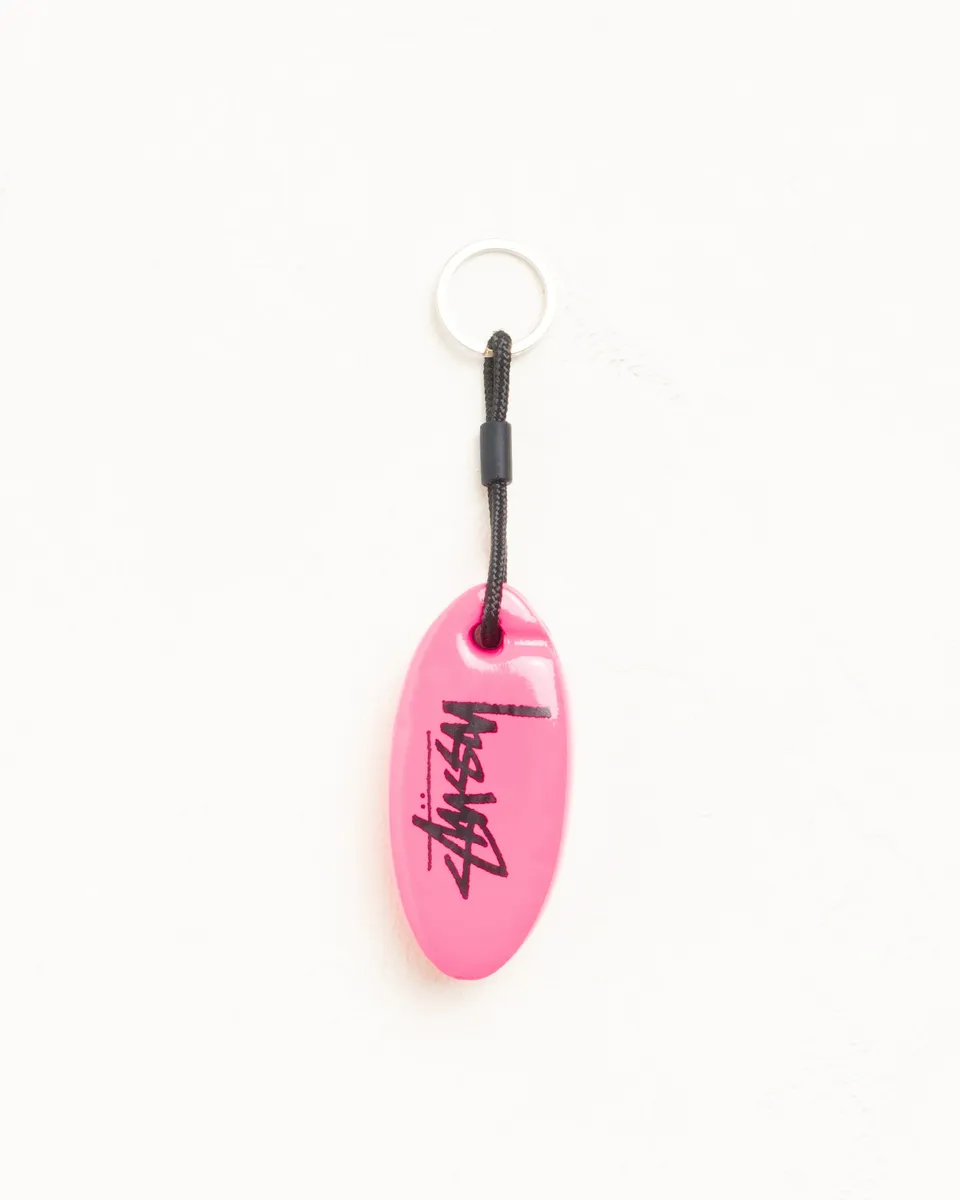 Stussy Floatie Keychain portachiavi Pink schiuma