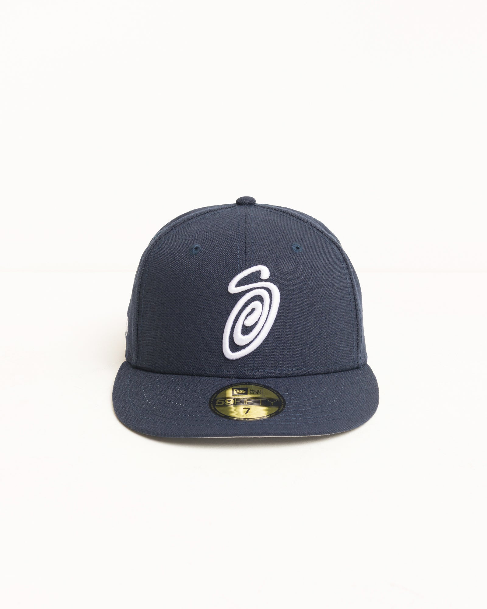 Stussy 59Fifty Swirly S Cap Cappello Navy New Era