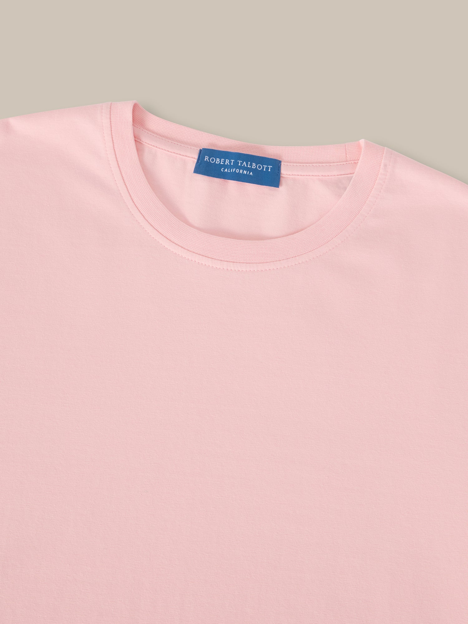 Robert Talbott T-Shirts Dean t-shirt cotone rosa stretch