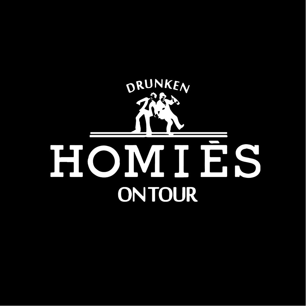 Makaya Drunken Homies T-Shirt Donna Nera S Cotone
