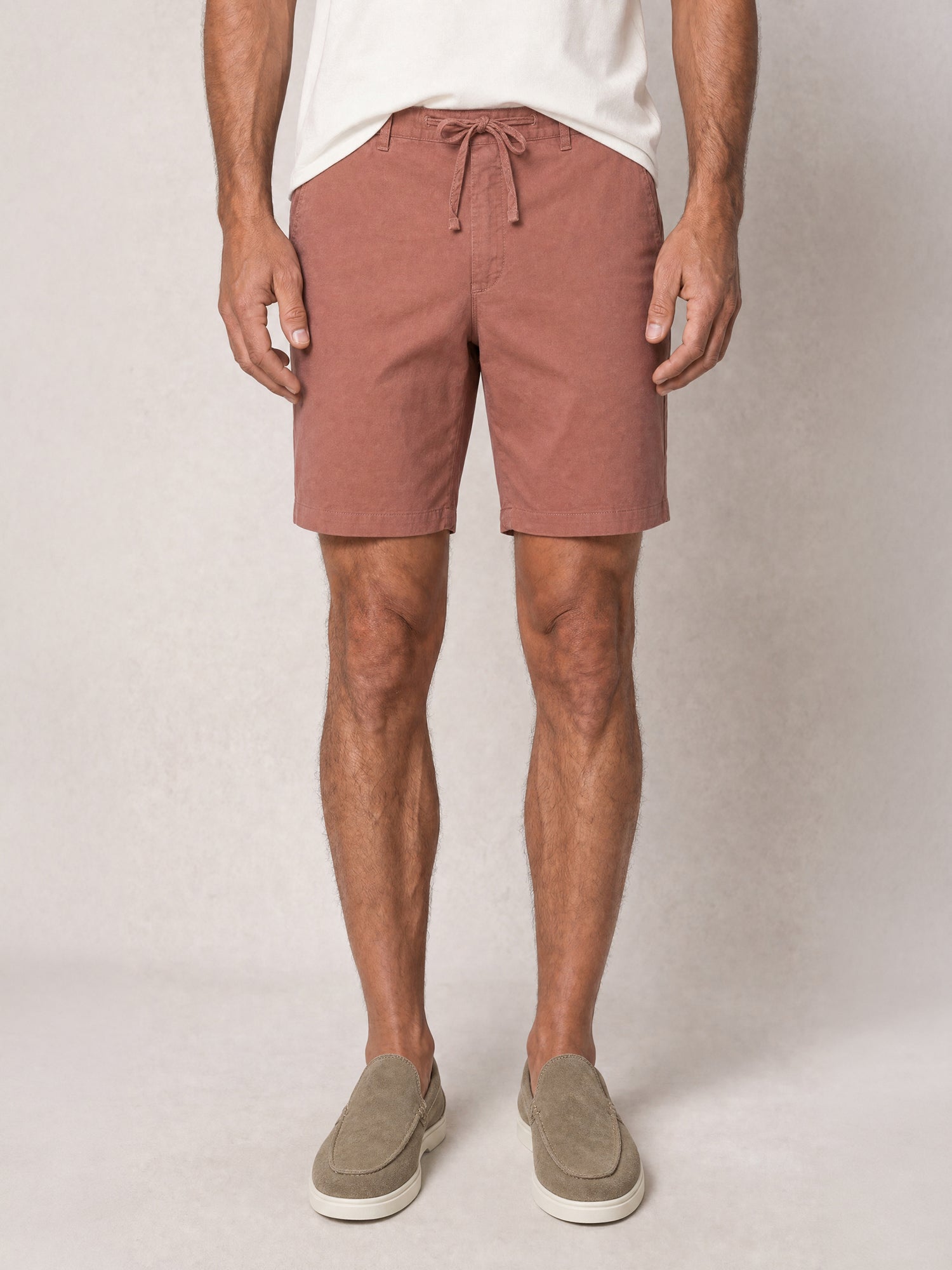 Robert Talbott Stewart Pantaloncini Lino Salmone Coulisse