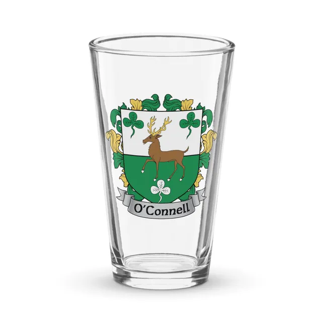 7.62 Design O'Connell bicchiere pinta 473 ml stemma irlandese
