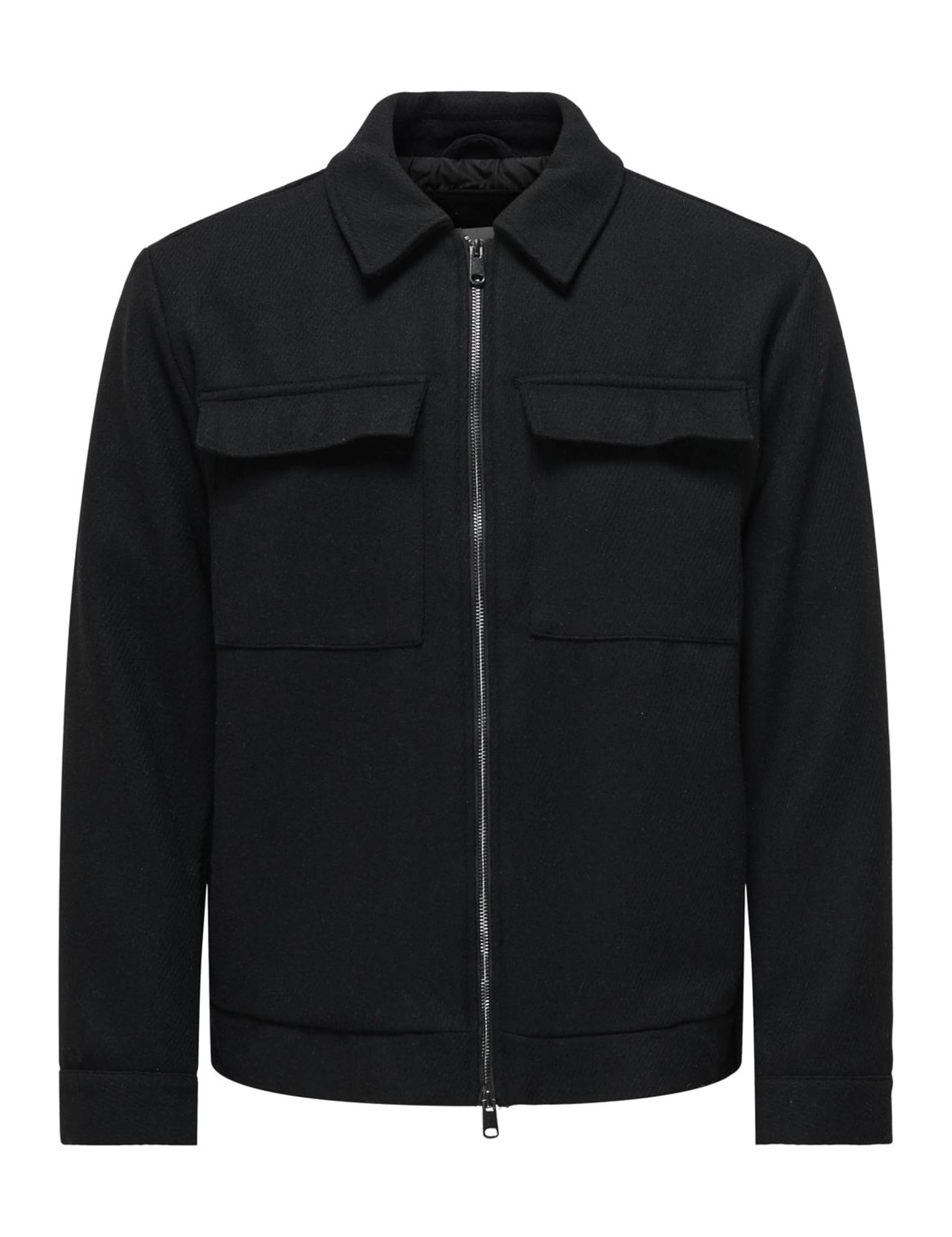 Only & Sons Onsrush Giacca Lana S Grigio Scuro Mélange Uomo