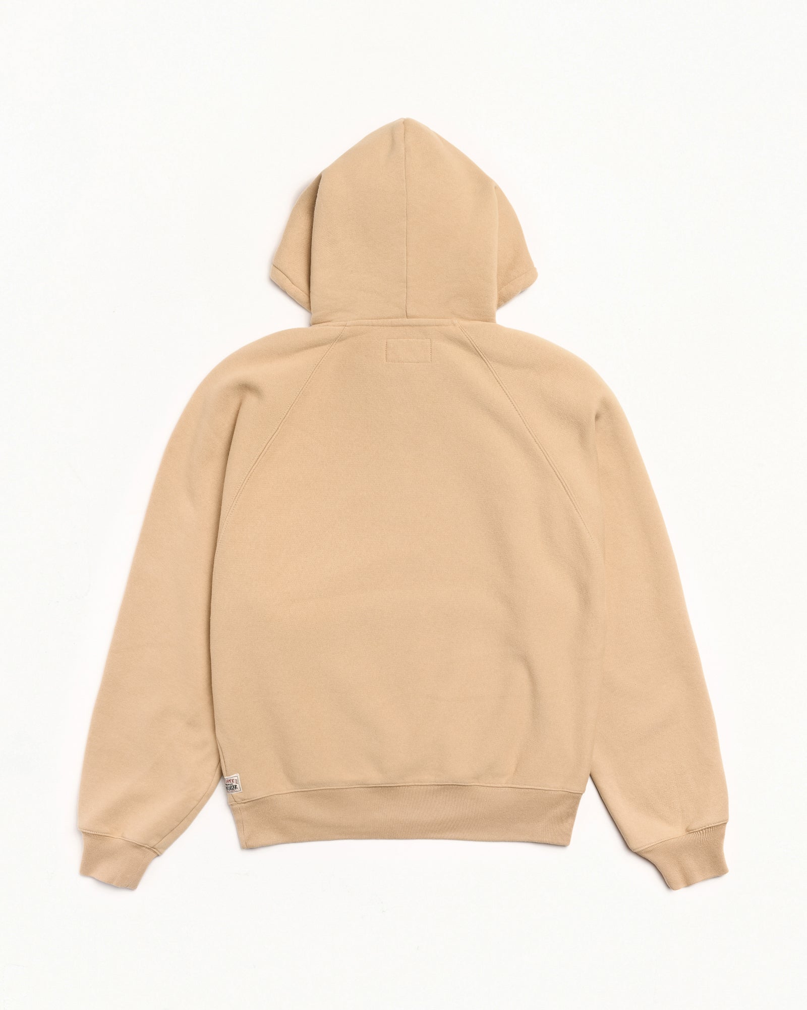 Stussy Sweats Relaxed Hoodie Felpa Khaki cotone 535 gsm