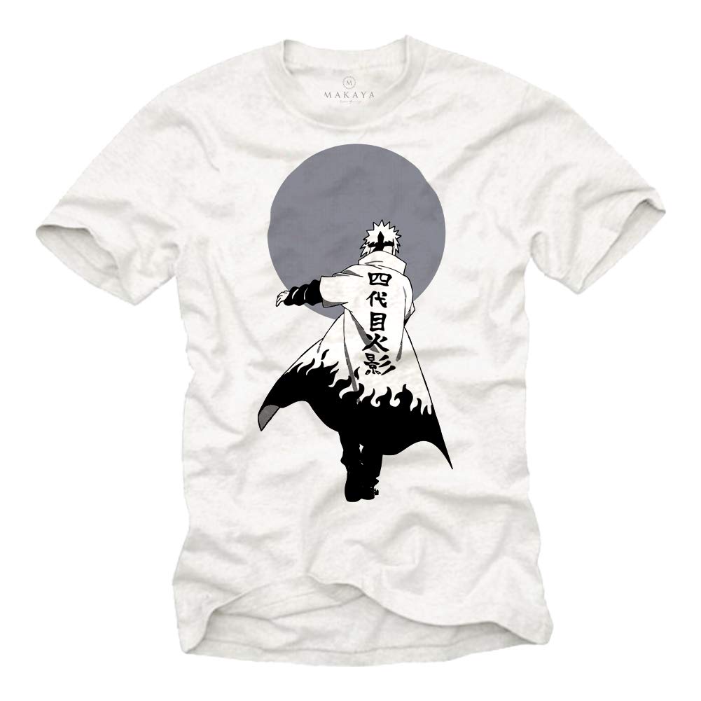 MAKAYA T-Shirt Uomo Ninja maglietta XXL 100% cotone