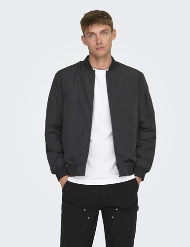 ONLY & SONS Joshua Bomber Uomo Nero Taglia S