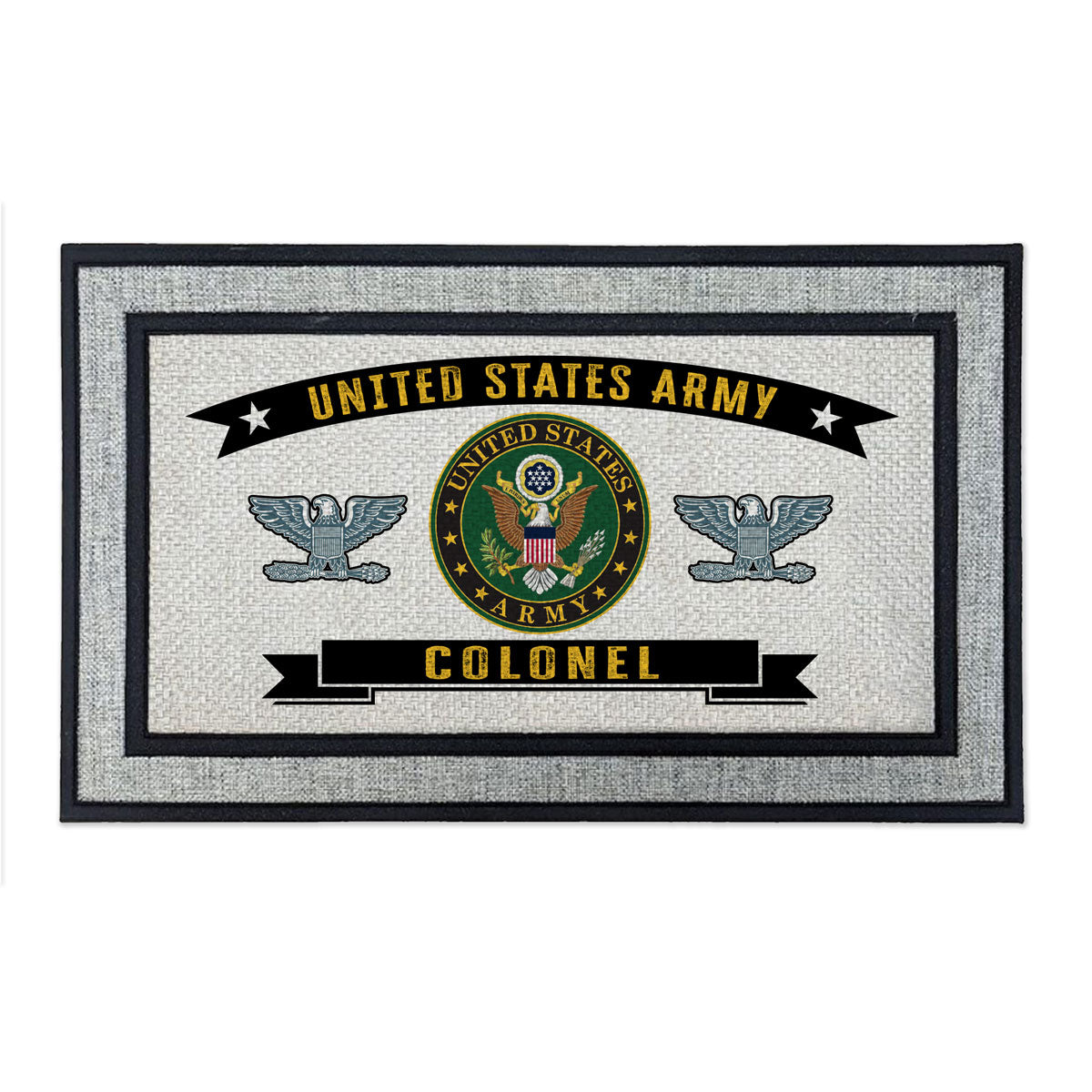 7.62 Design Army Colonel O-6 zerbino 45x76 cm grigio gomma