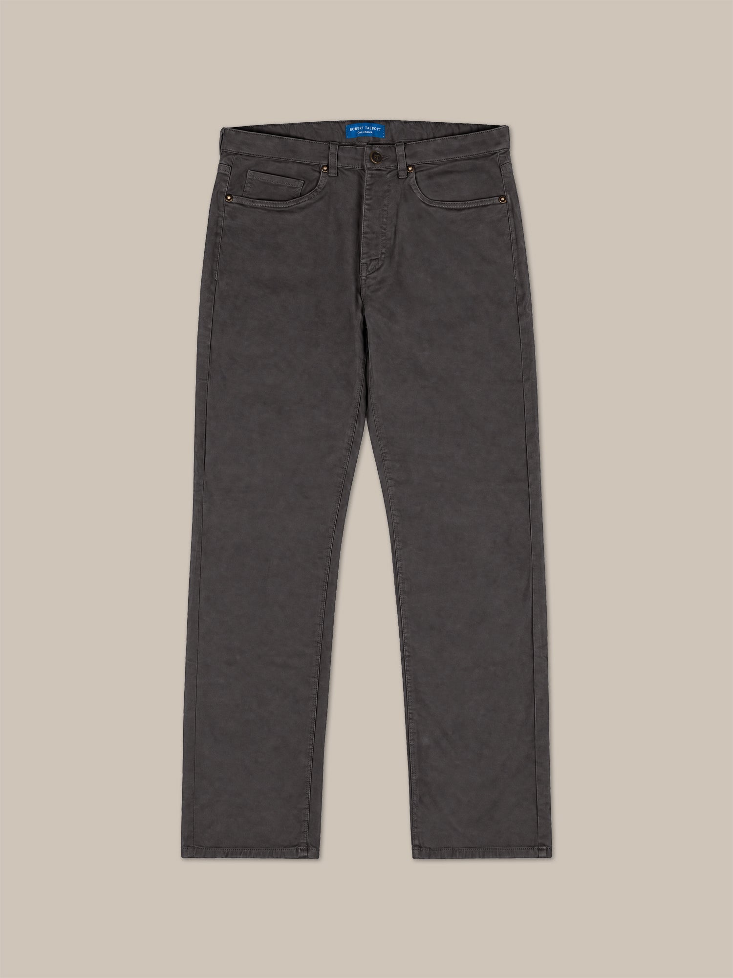 Robert Talbott Pablo Pantaloni Twill 5 Tasche Nero