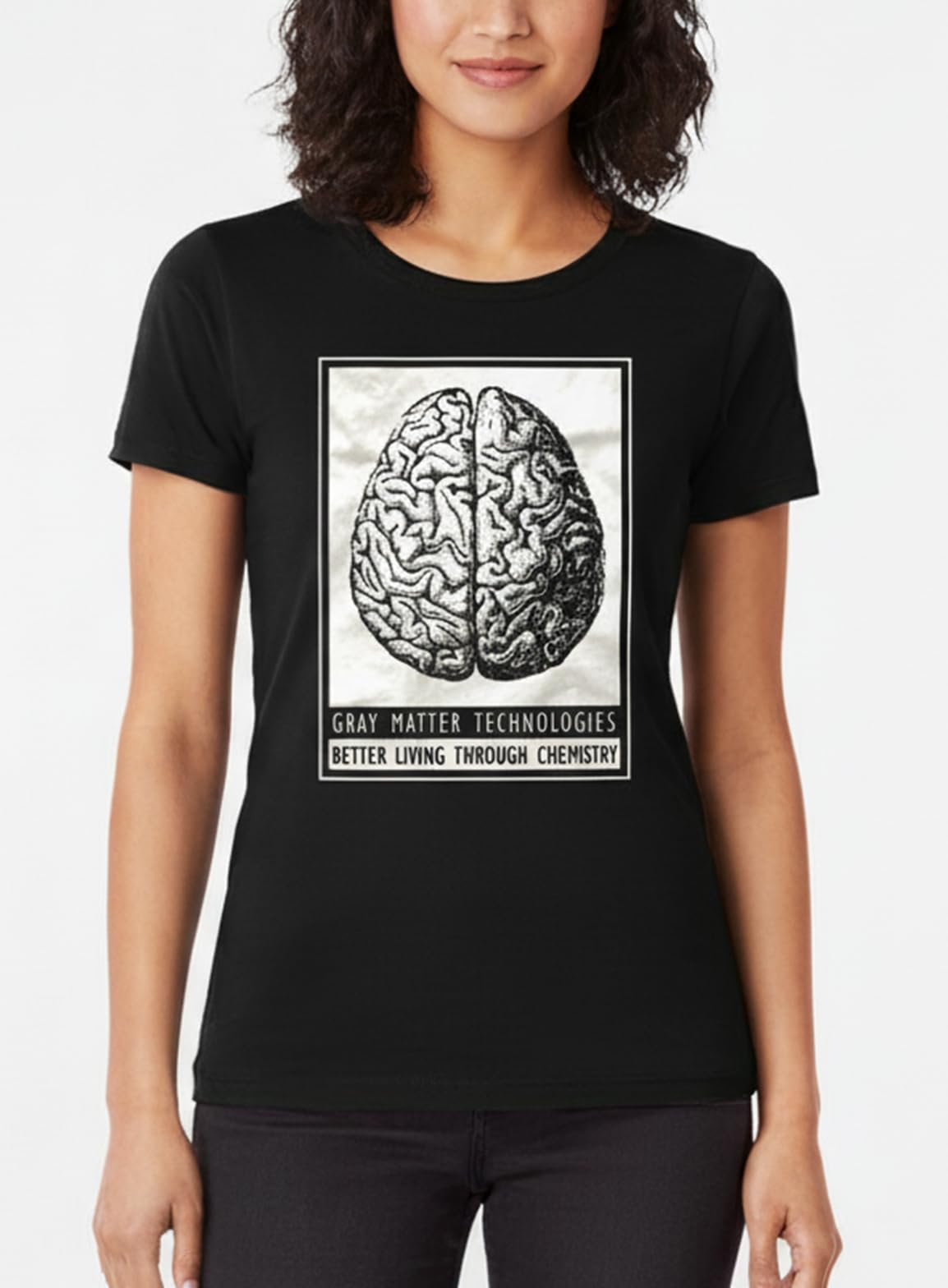 MAKAYA Gray Matter T-Shirt donna L Heisenberg cotone