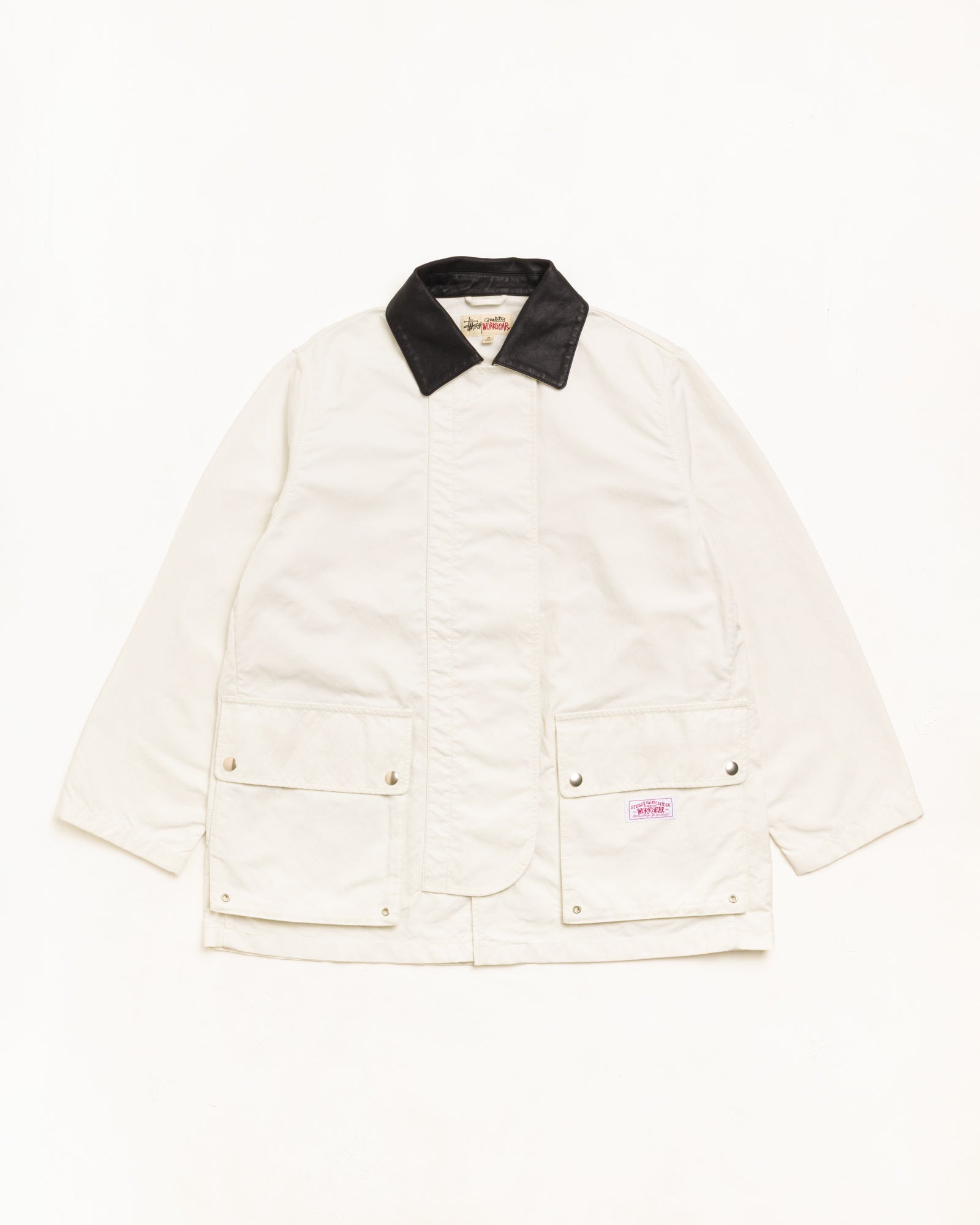 Stussy Fireman Jacket giacca nylon bone sfoderata
