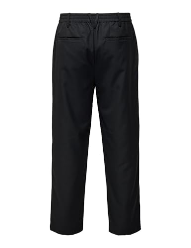 Only & Sons Onsgenova 0380 Pantaloni Uomo Nero Tailored